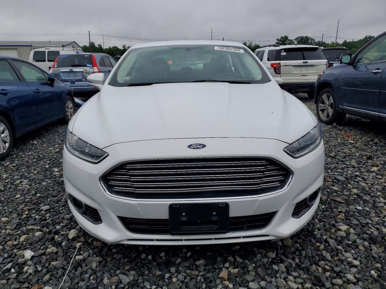 2014 Ford Fusion Se Hybrid Белый vin: 3FA6P0LU0ER288085