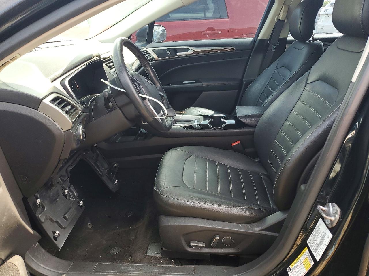 2014 Ford Fusion Se Hybrid Black vin: 3FA6P0LU0ER298924