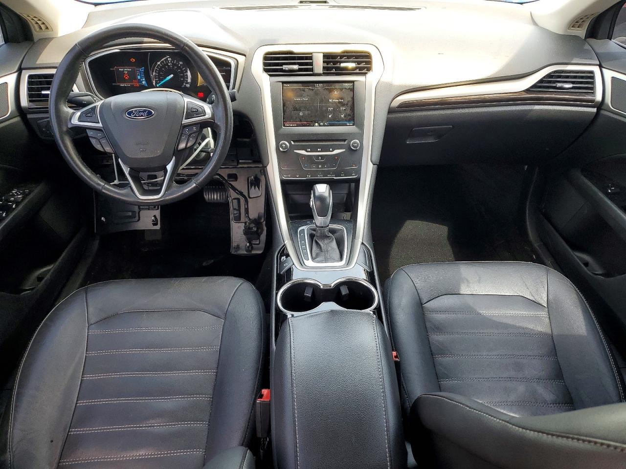 2014 Ford Fusion Se Hybrid Black vin: 3FA6P0LU0ER298924
