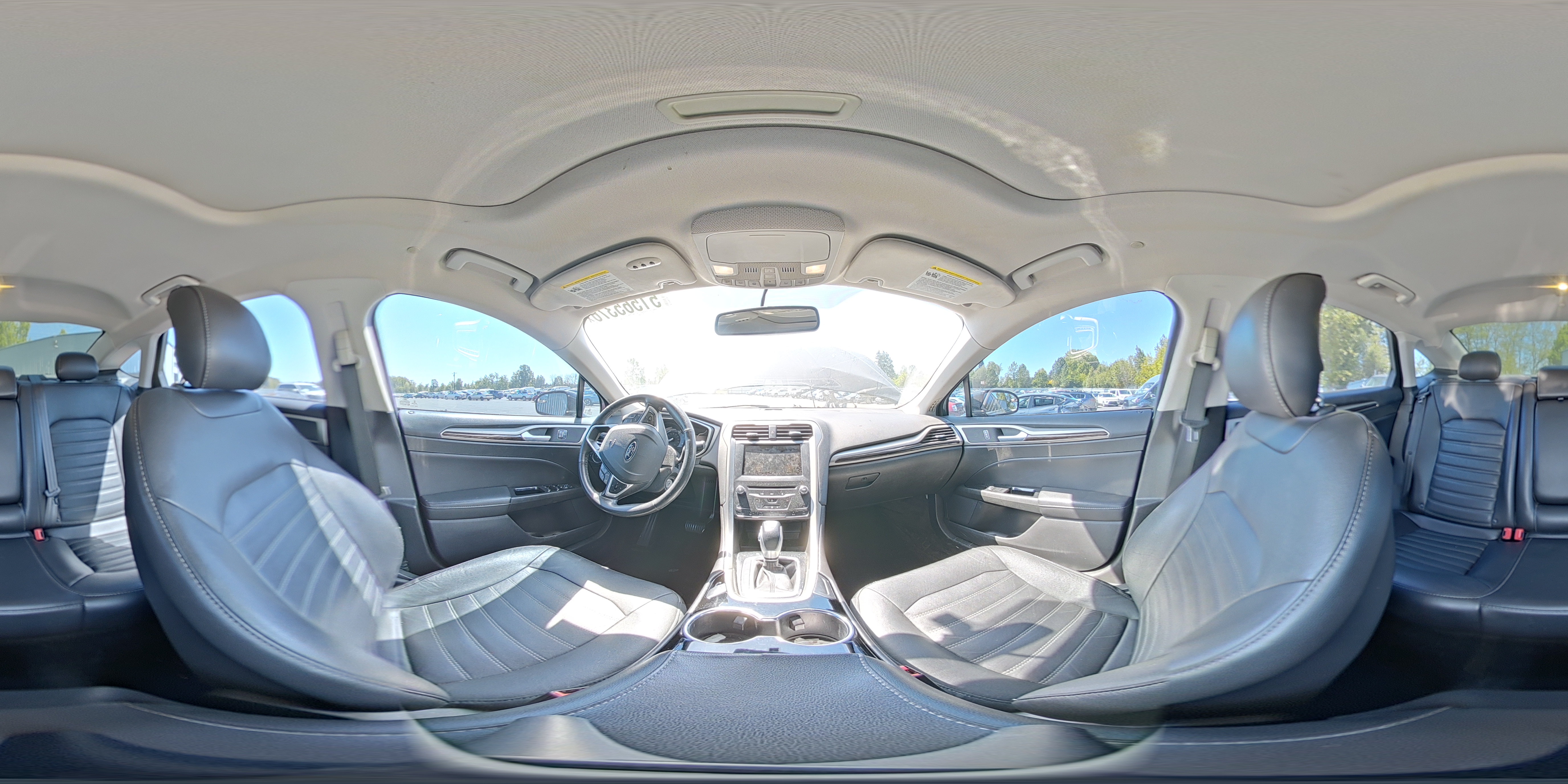 2014 Ford Fusion Se Hybrid Black vin: 3FA6P0LU0ER298924