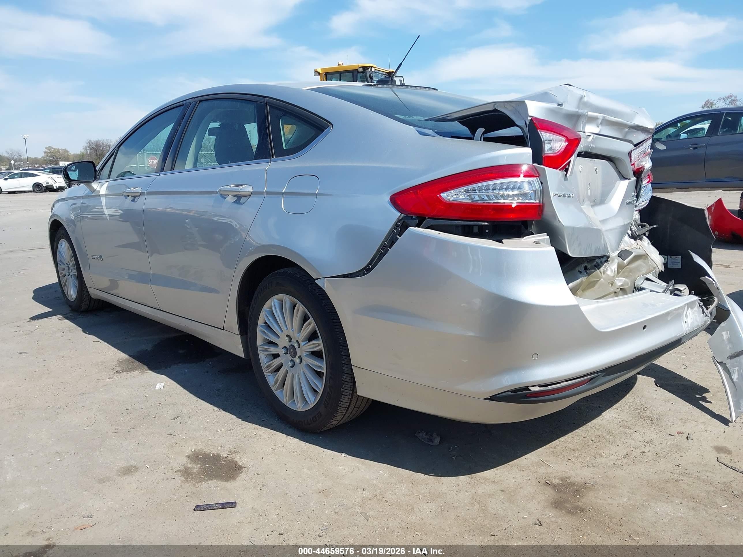 2014 Ford Fusion Hybrid Se Silver vin: 3FA6P0LU0ER386226