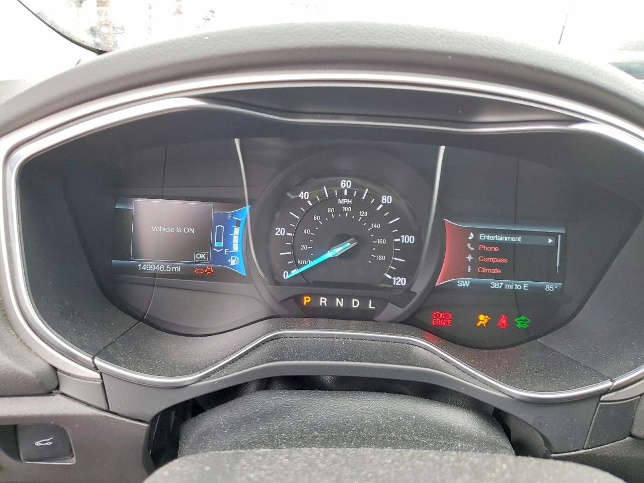 2015 Ford Fusion Se Hybrid Gray vin: 3FA6P0LU0FR127754