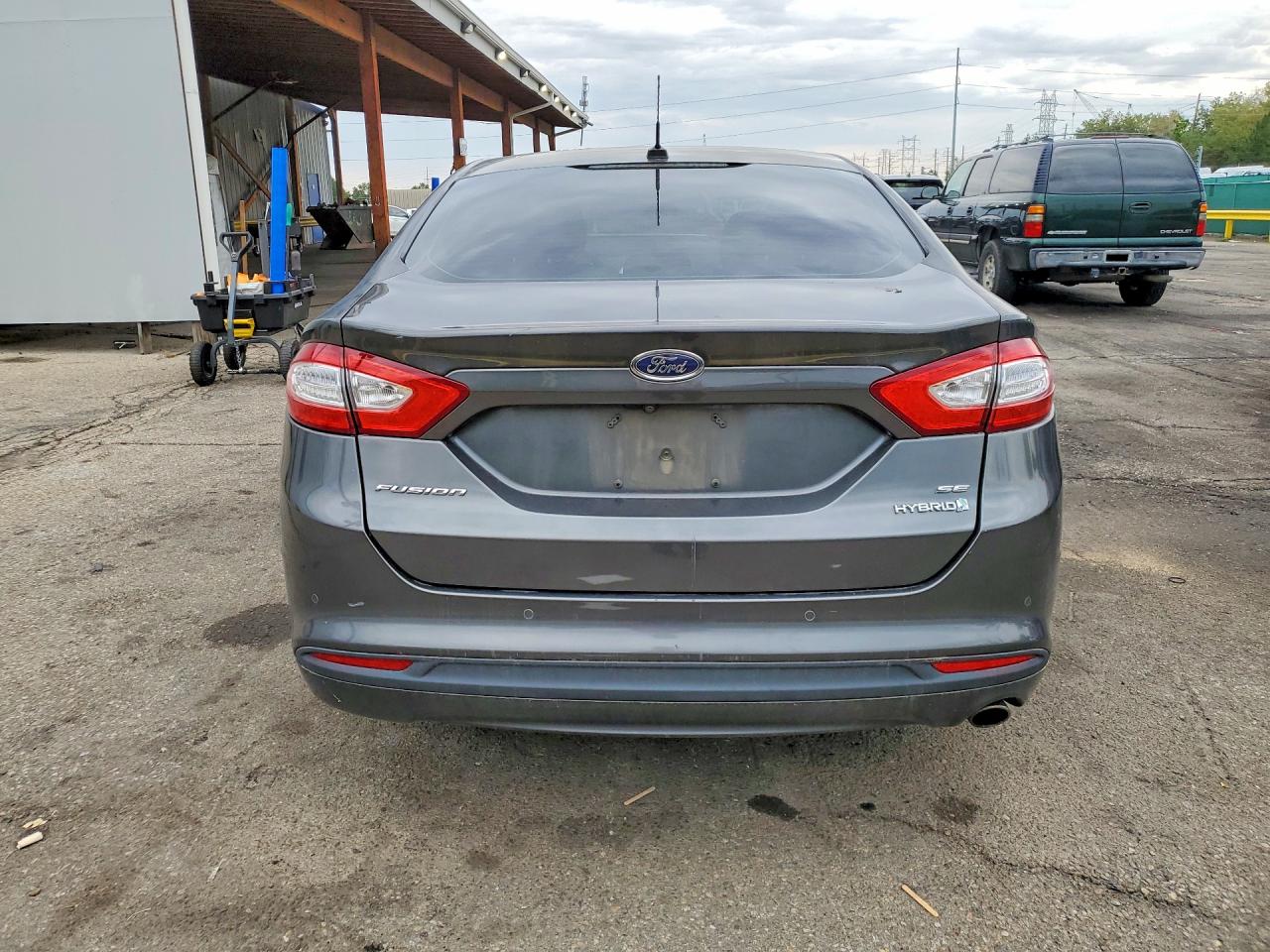 2015 Ford Fusion Se Hybrid Gray vin: 3FA6P0LU0FR127754