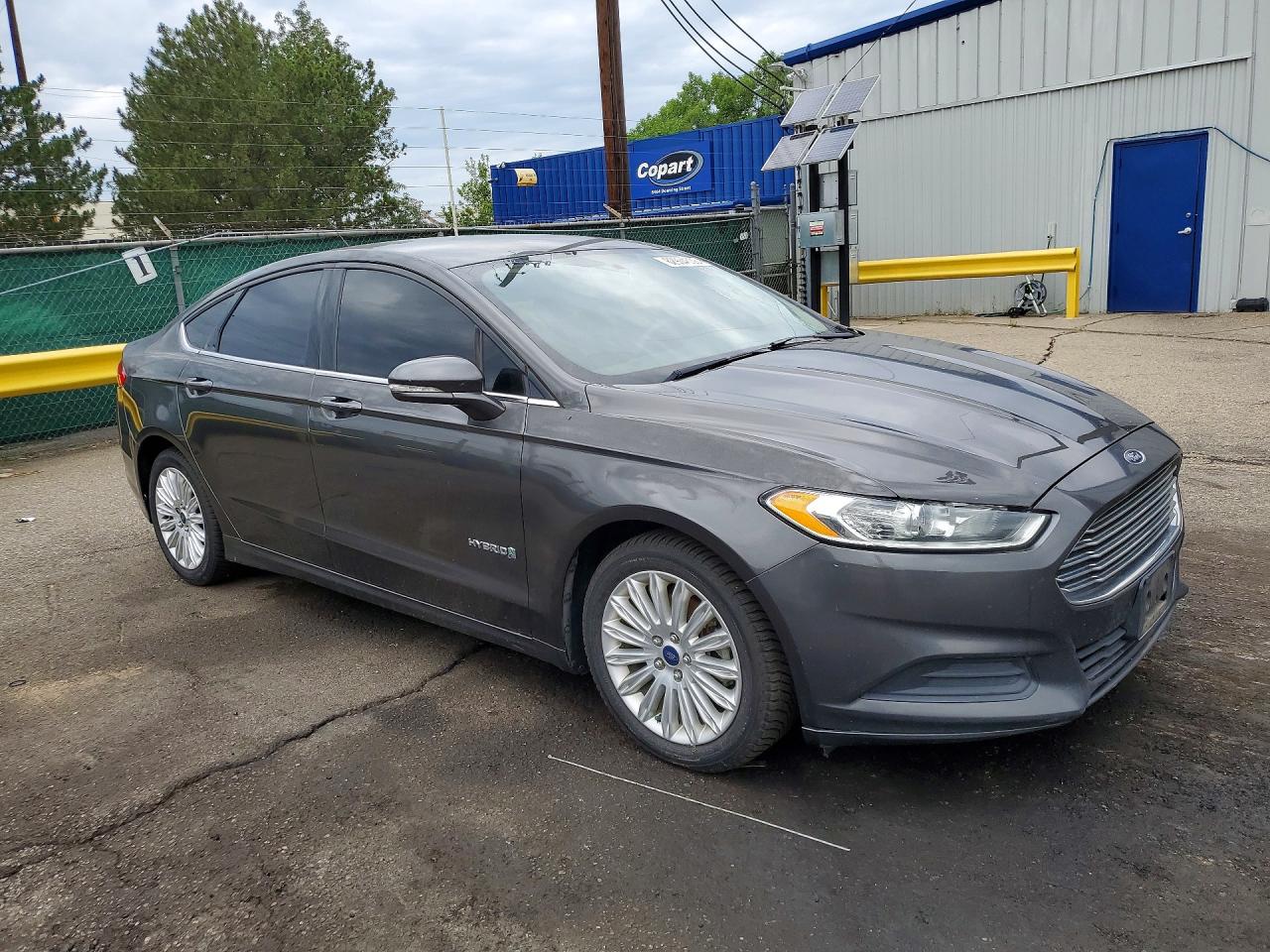 2015 Ford Fusion Se Hybrid Gray vin: 3FA6P0LU0FR127754