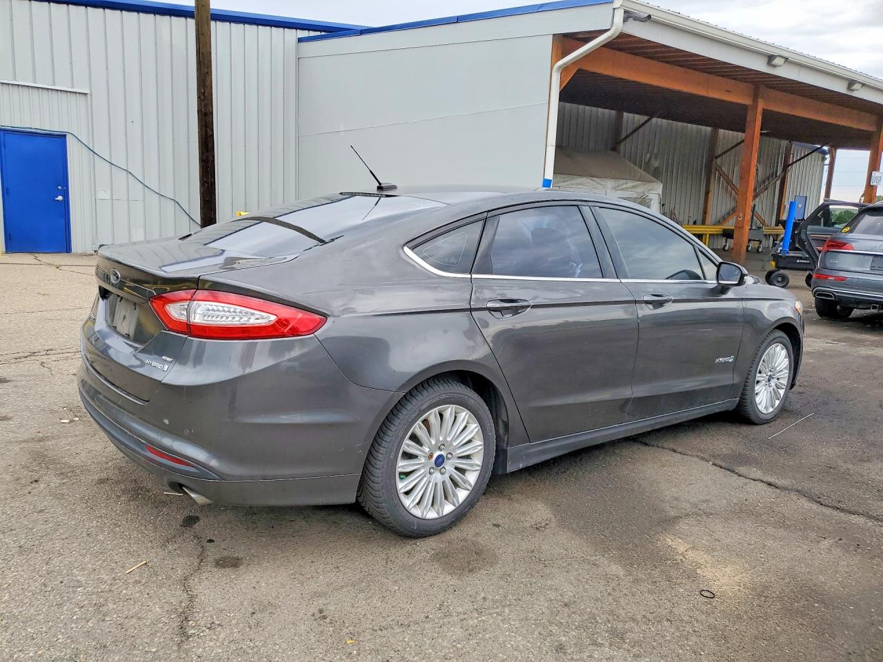 2015 Ford Fusion Se Hybrid Gray vin: 3FA6P0LU0FR127754