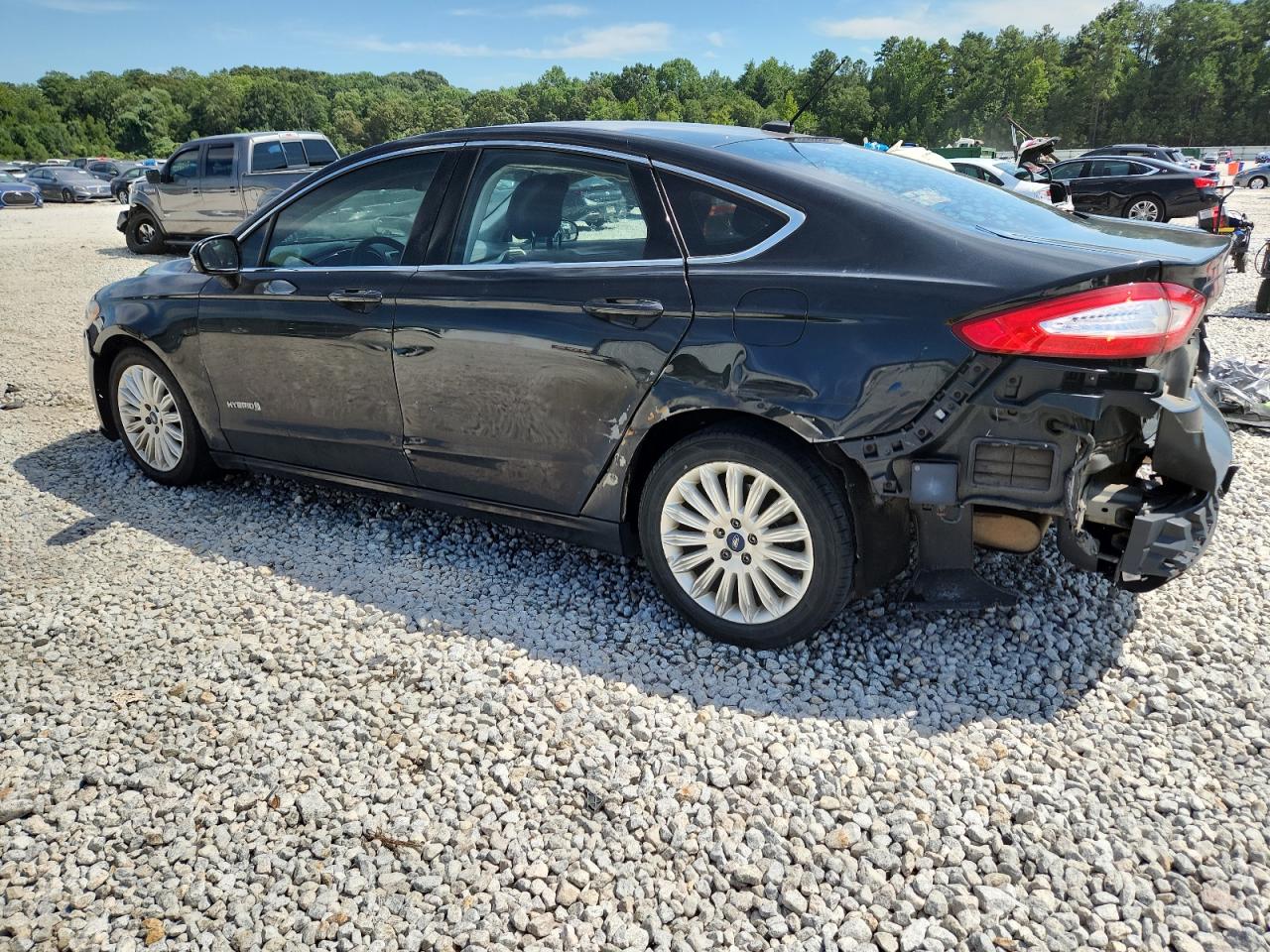 2015 Ford Fusion Se Hybrid Black vin: 3FA6P0LU0FR171835
