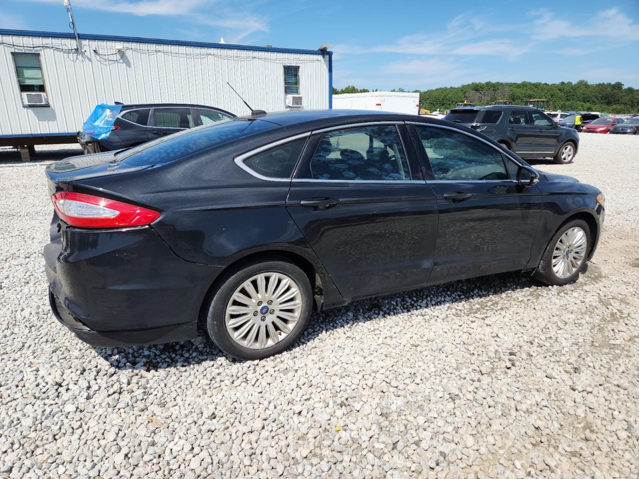 2015 Ford Fusion Se Hybrid Black vin: 3FA6P0LU0FR171835