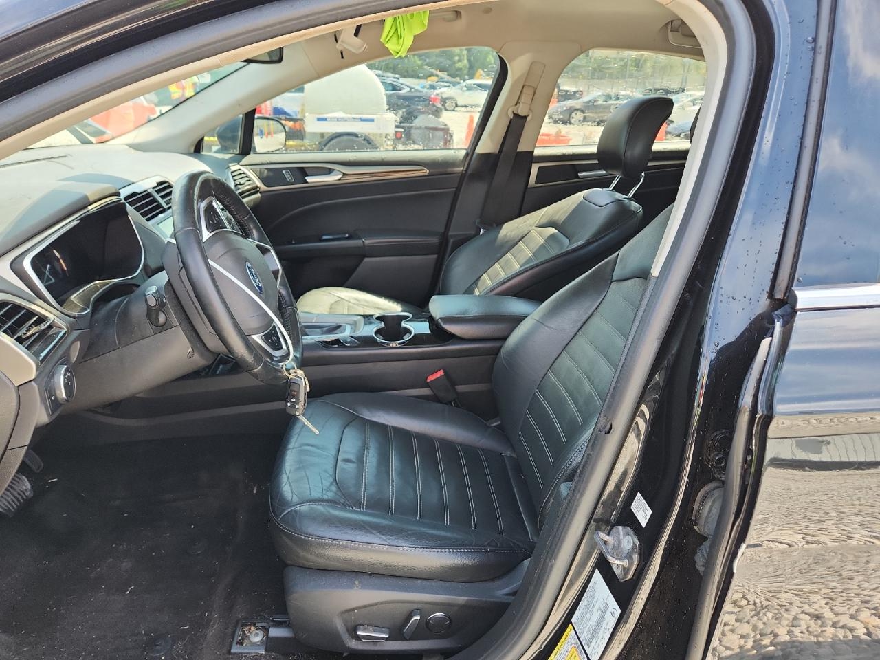 2015 Ford Fusion Se Hybrid Black vin: 3FA6P0LU0FR171835