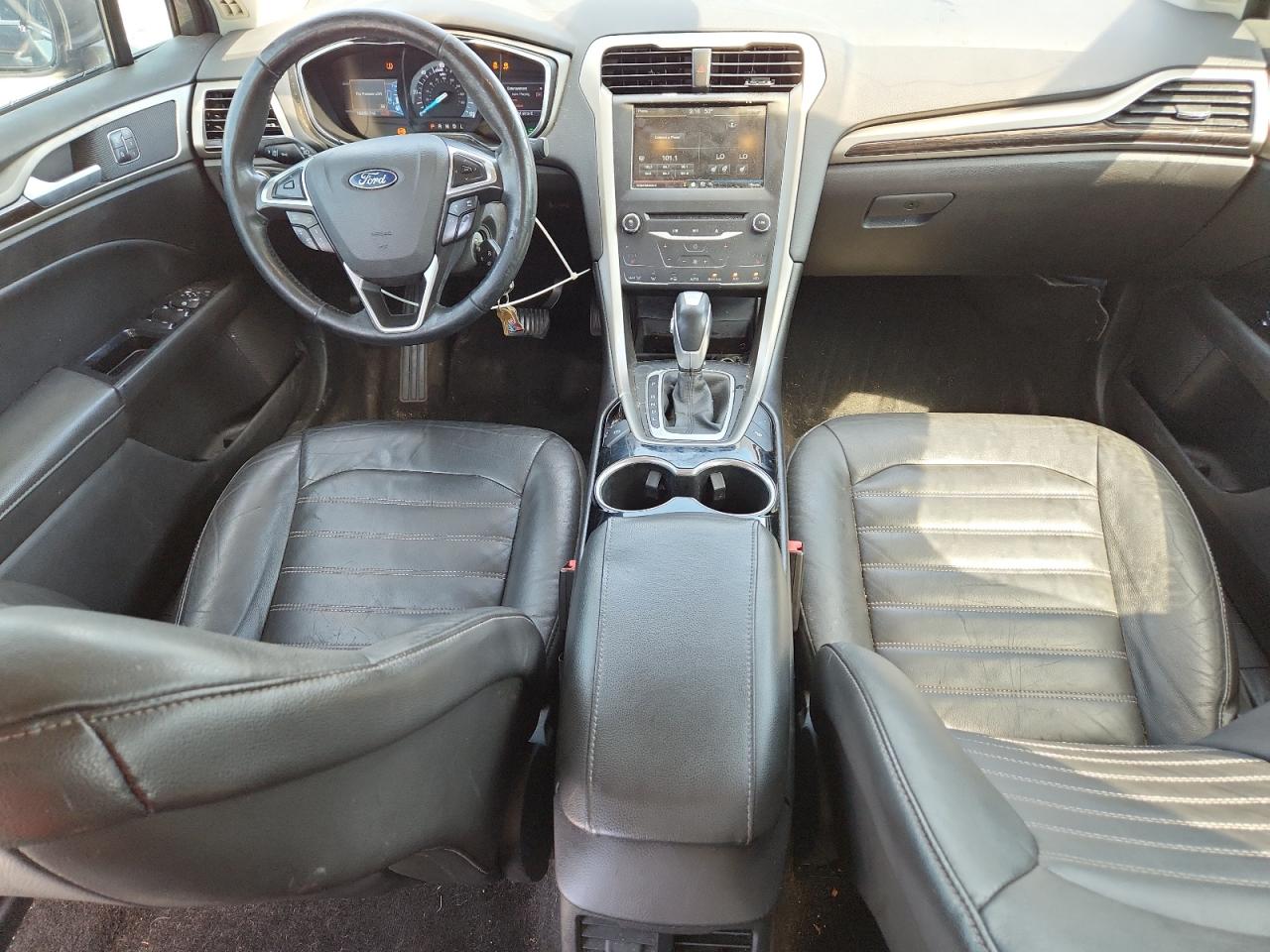 2015 Ford Fusion Se Hybrid Black vin: 3FA6P0LU0FR171835