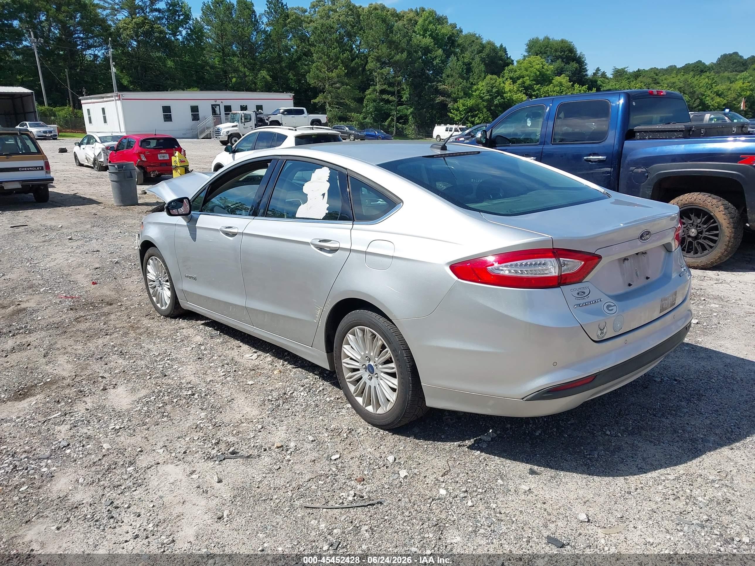 2015 Ford Fusion Hybrid Se Silver vin: 3FA6P0LU0FR173360