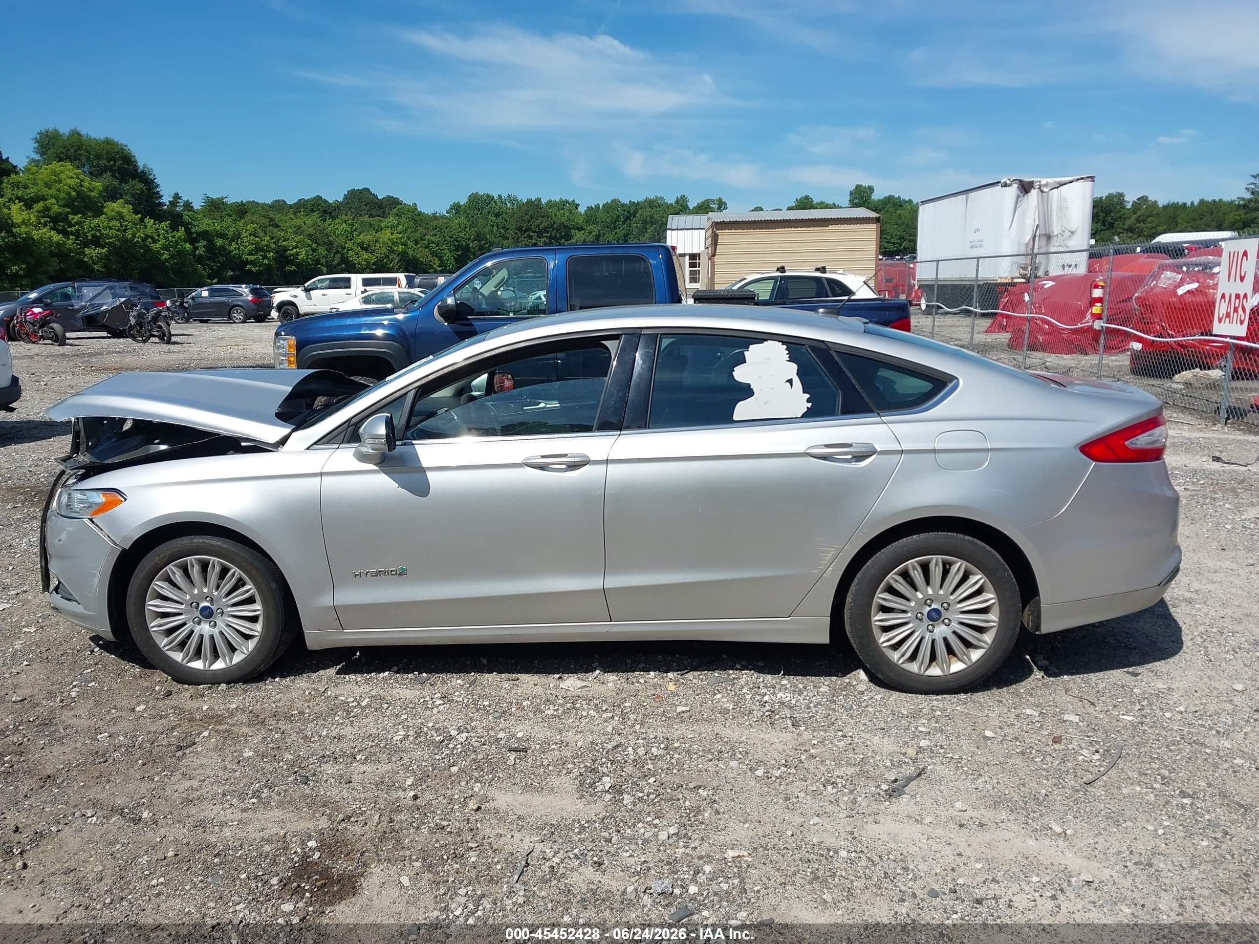 2015 Ford Fusion Hybrid Se Silver vin: 3FA6P0LU0FR173360
