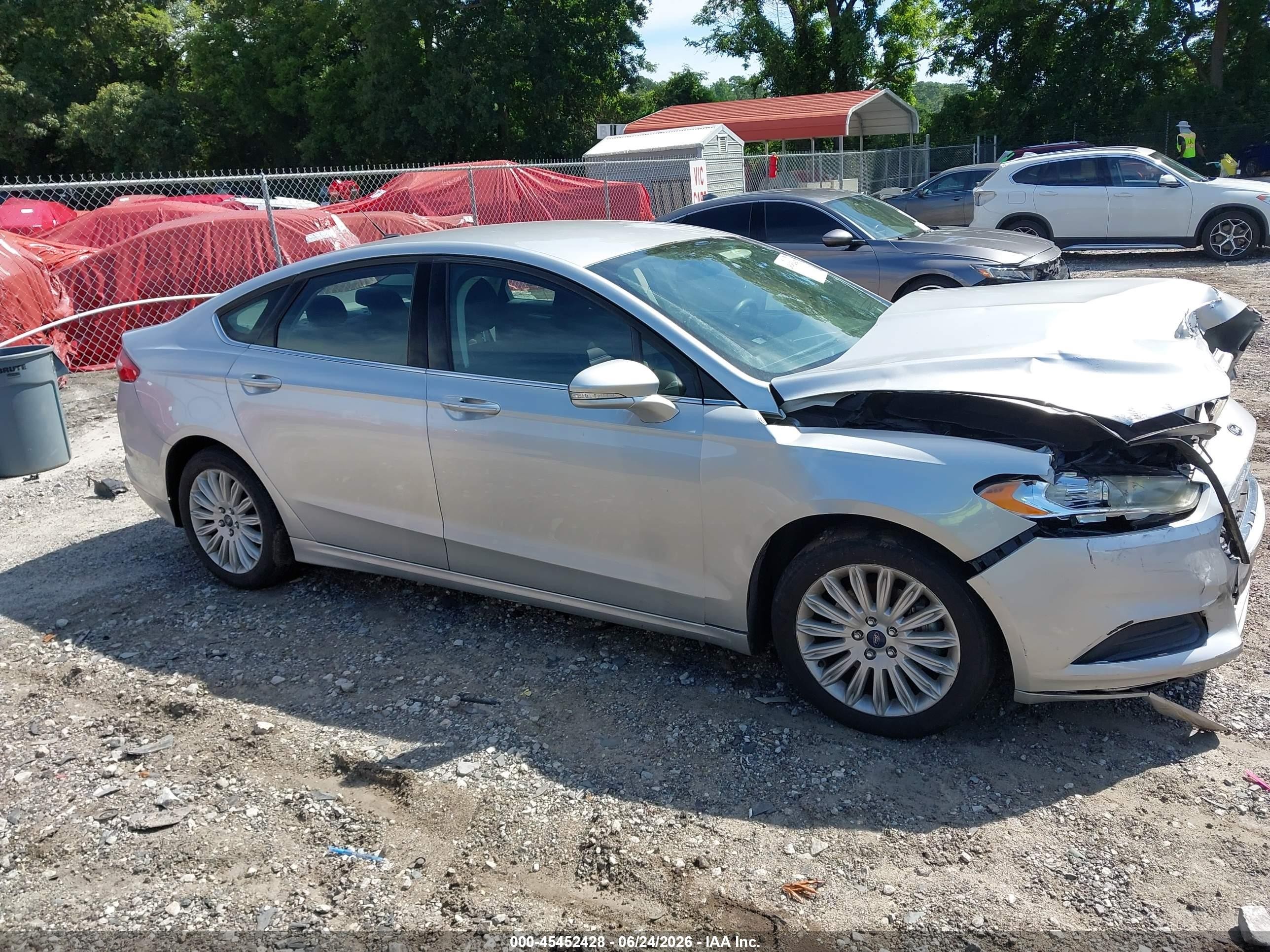 2015 Ford Fusion Hybrid Se Silver vin: 3FA6P0LU0FR173360