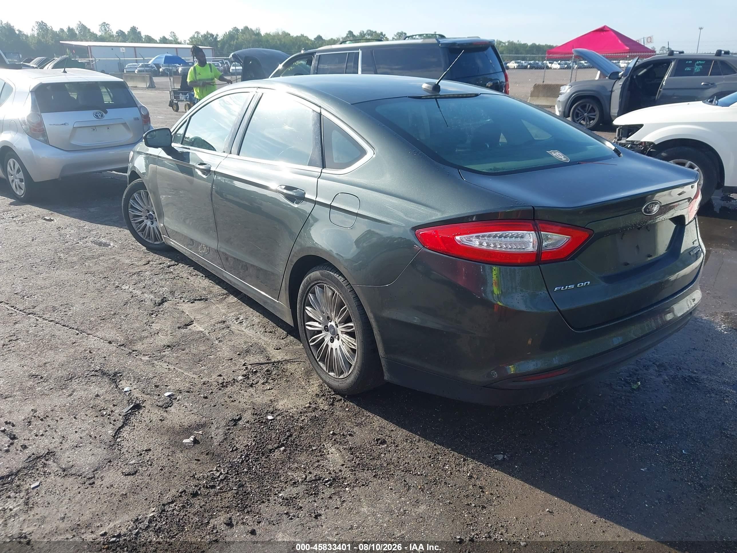 2015 Ford Fusion Hybrid Se Gray vin: 3FA6P0LU0FR199733