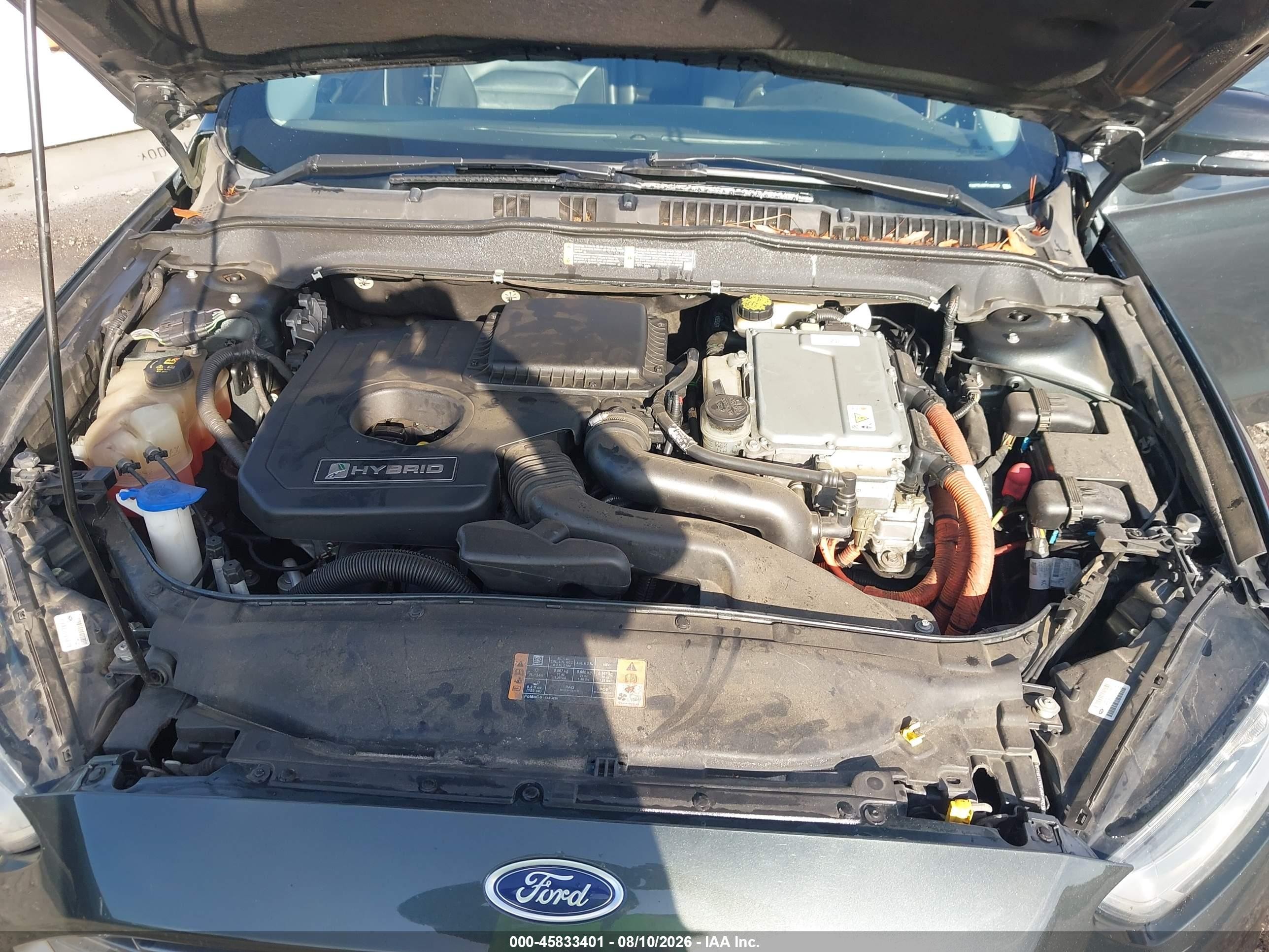 2015 Ford Fusion Hybrid Se Gray vin: 3FA6P0LU0FR199733