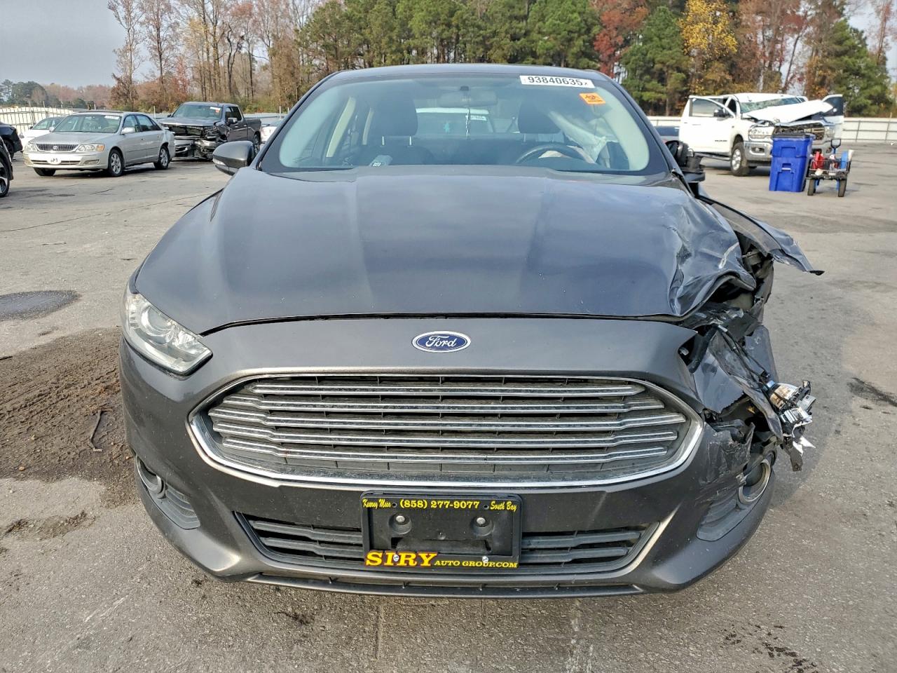 2015 Ford Fusion Se Hybrid Gray vin: 3FA6P0LU0FR234707