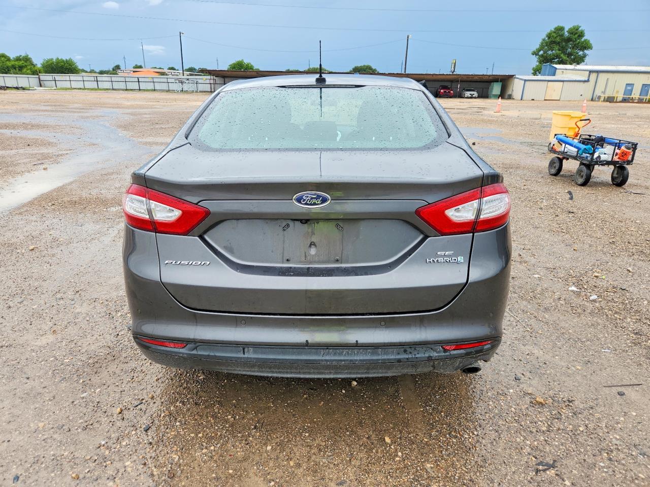 2015 Ford Fusion Se Hybrid Gray vin: 3FA6P0LU0FR245349