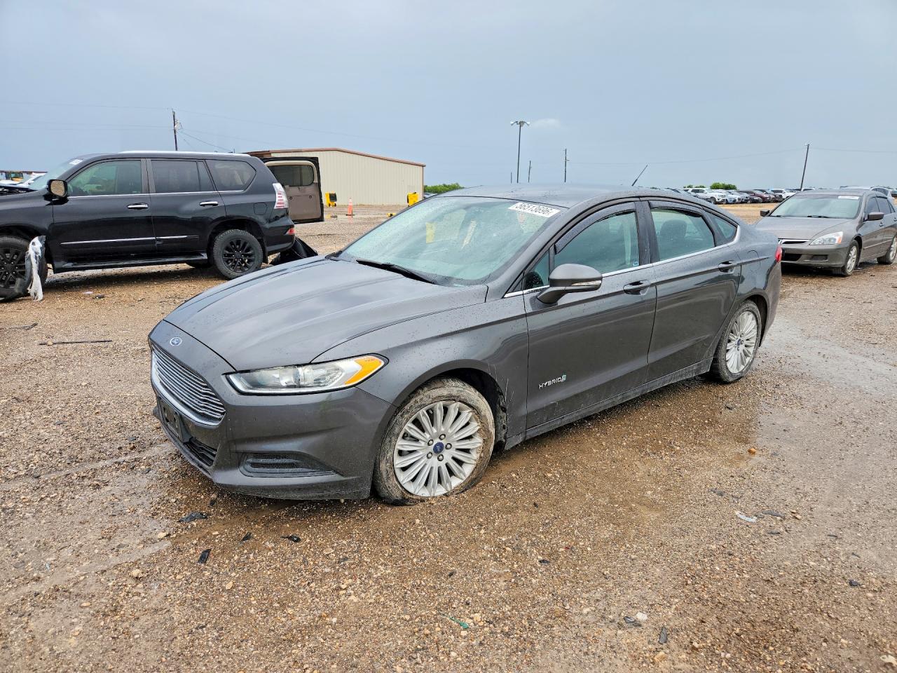 2015 Ford Fusion Se Hybrid Gray vin: 3FA6P0LU0FR245349