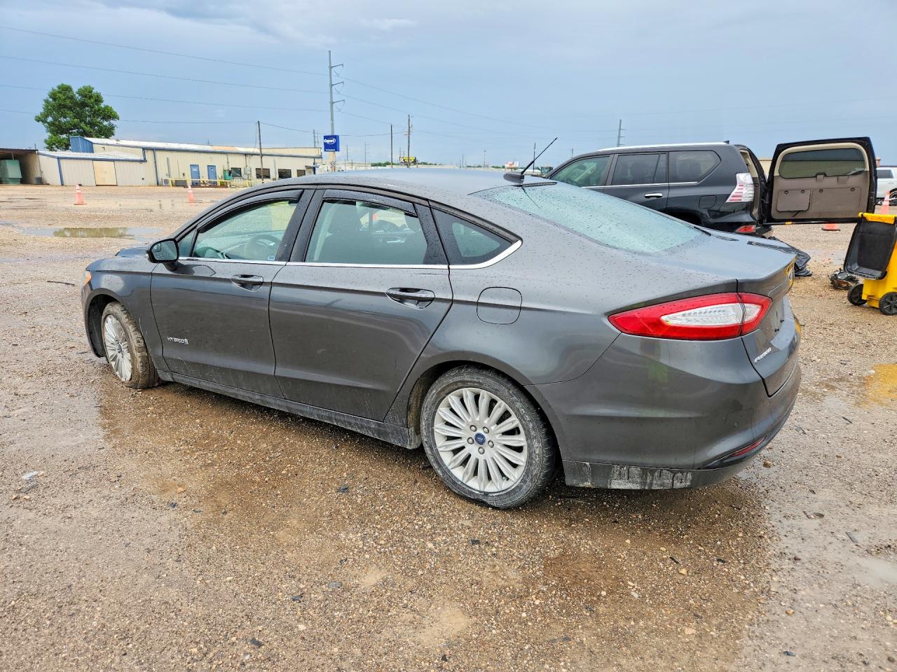 2015 Ford Fusion Se Hybrid Gray vin: 3FA6P0LU0FR245349