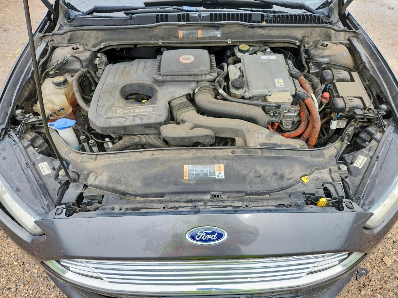 2015 Ford Fusion Se Hybrid Gray vin: 3FA6P0LU0FR245349