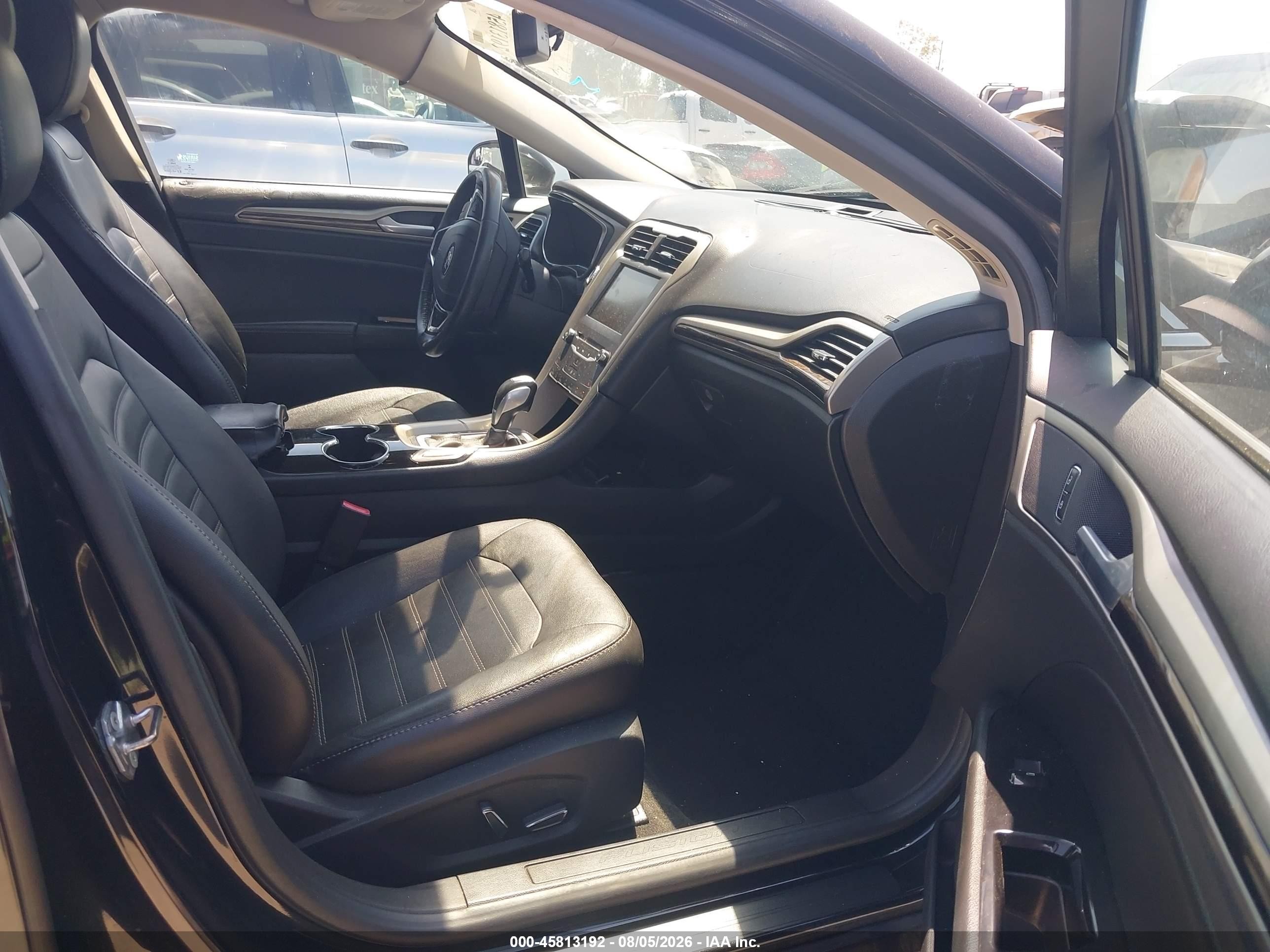 2015 Ford Fusion Hybrid Se Black vin: 3FA6P0LU0FR264385