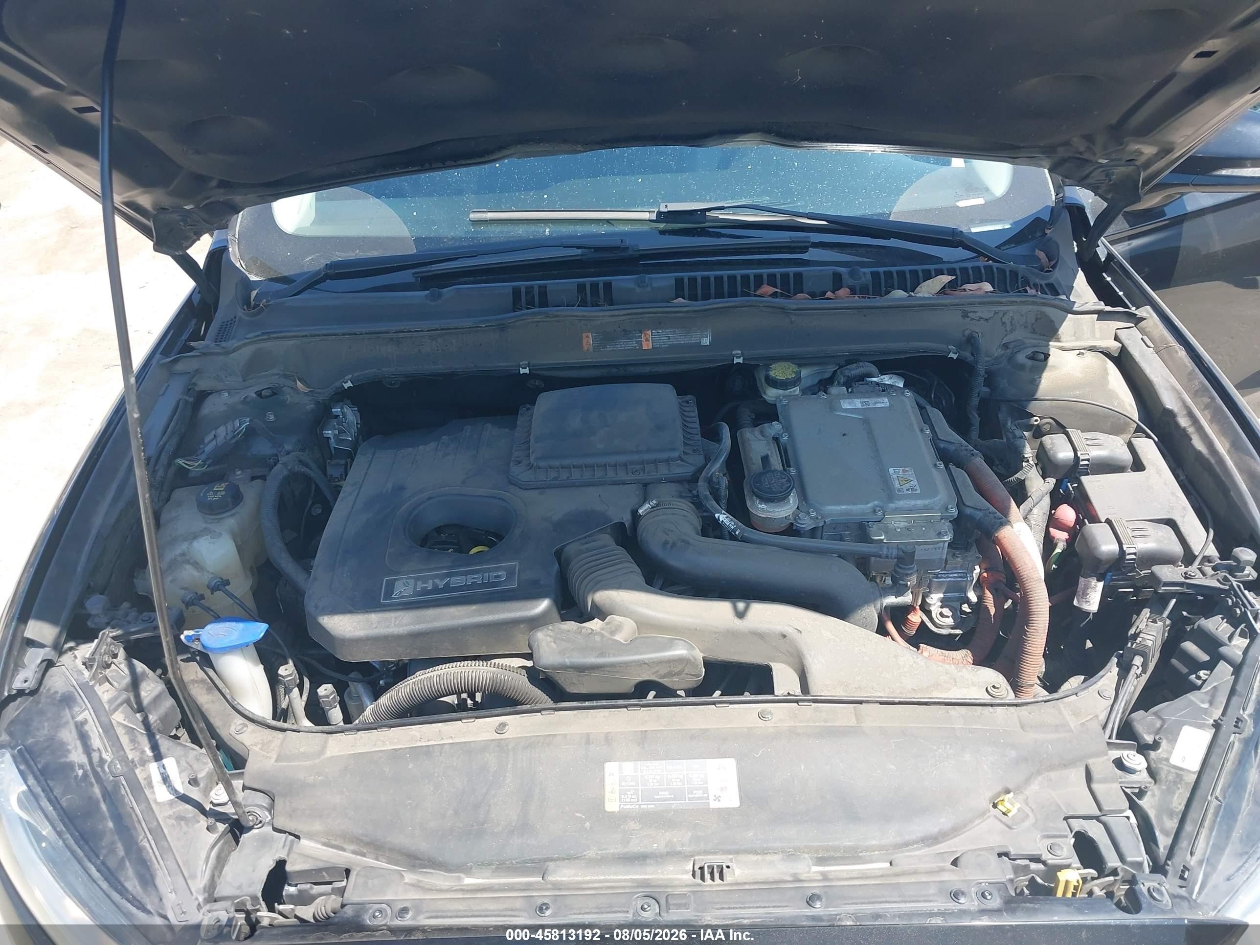 2015 Ford Fusion Hybrid Se Black vin: 3FA6P0LU0FR264385