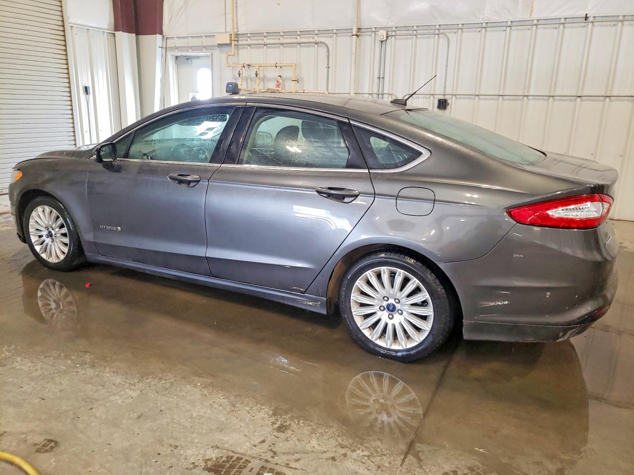 2015 Ford Fusion Se Hybrid Gray vin: 3FA6P0LU0FR273779