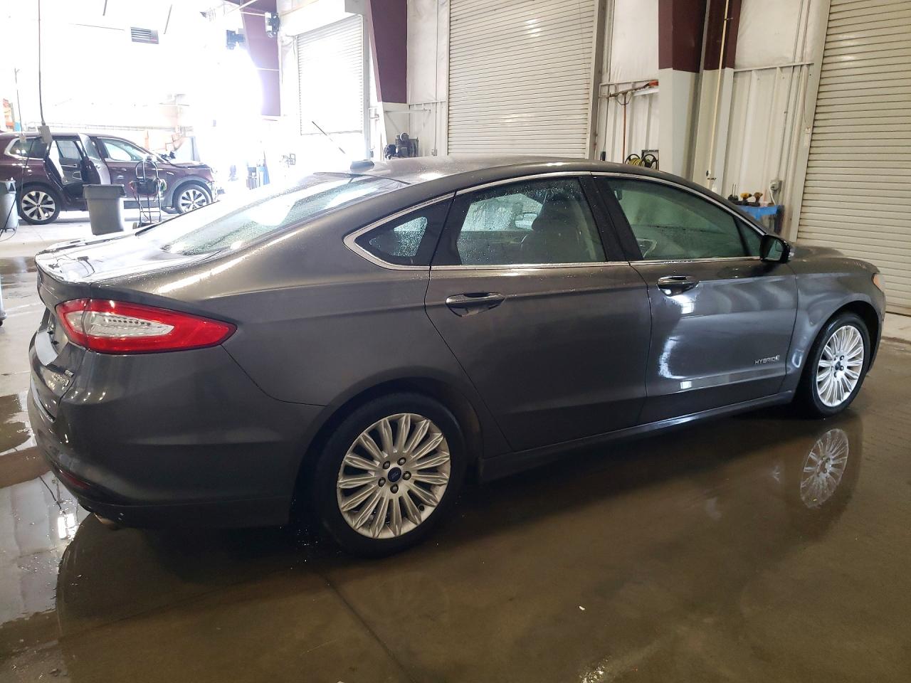 2015 Ford Fusion Se Hybrid Gray vin: 3FA6P0LU0FR273779
