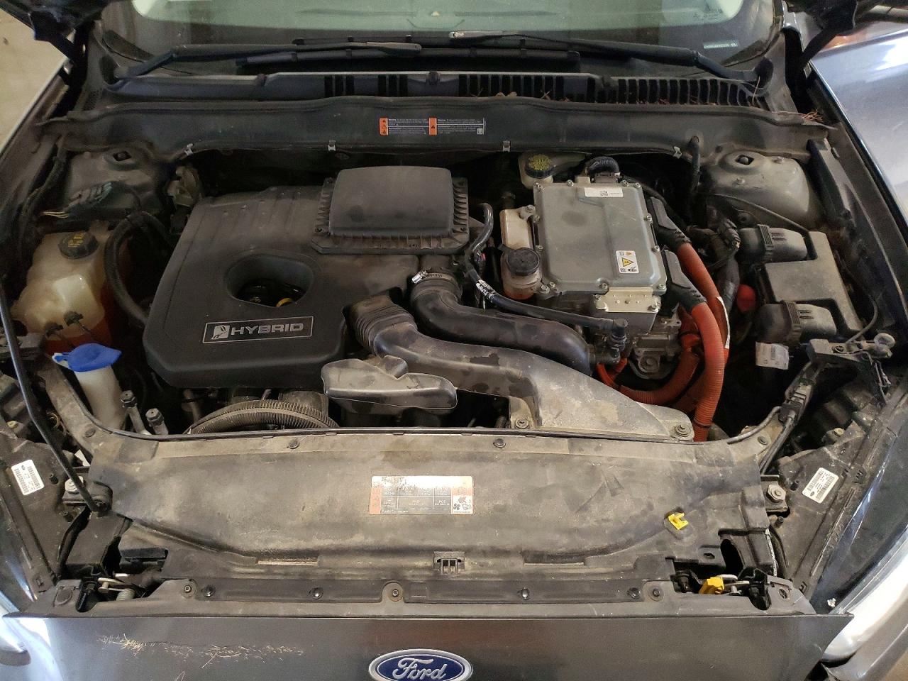 2015 Ford Fusion Se Hybrid Gray vin: 3FA6P0LU0FR273779