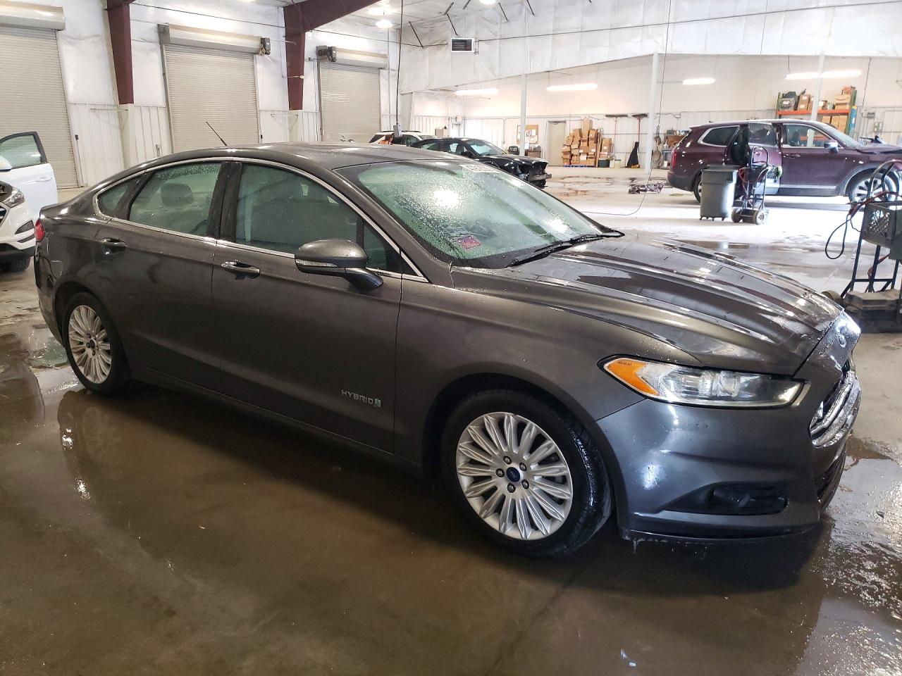 2015 Ford Fusion Se Hybrid Gray vin: 3FA6P0LU0FR273779