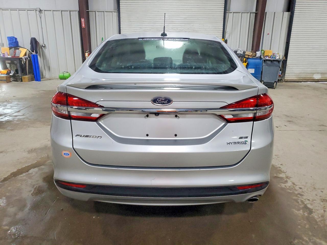 2017 Ford Fusion Se Hybrid Silver vin: 3FA6P0LU0HR233351