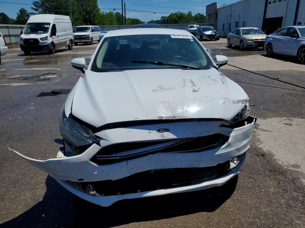 2017 Ford Fusion Se Hybrid White vin: 3FA6P0LU0HR380964