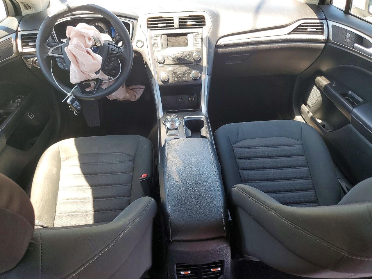 2017 Ford Fusion Se Hybrid White vin: 3FA6P0LU0HR380964