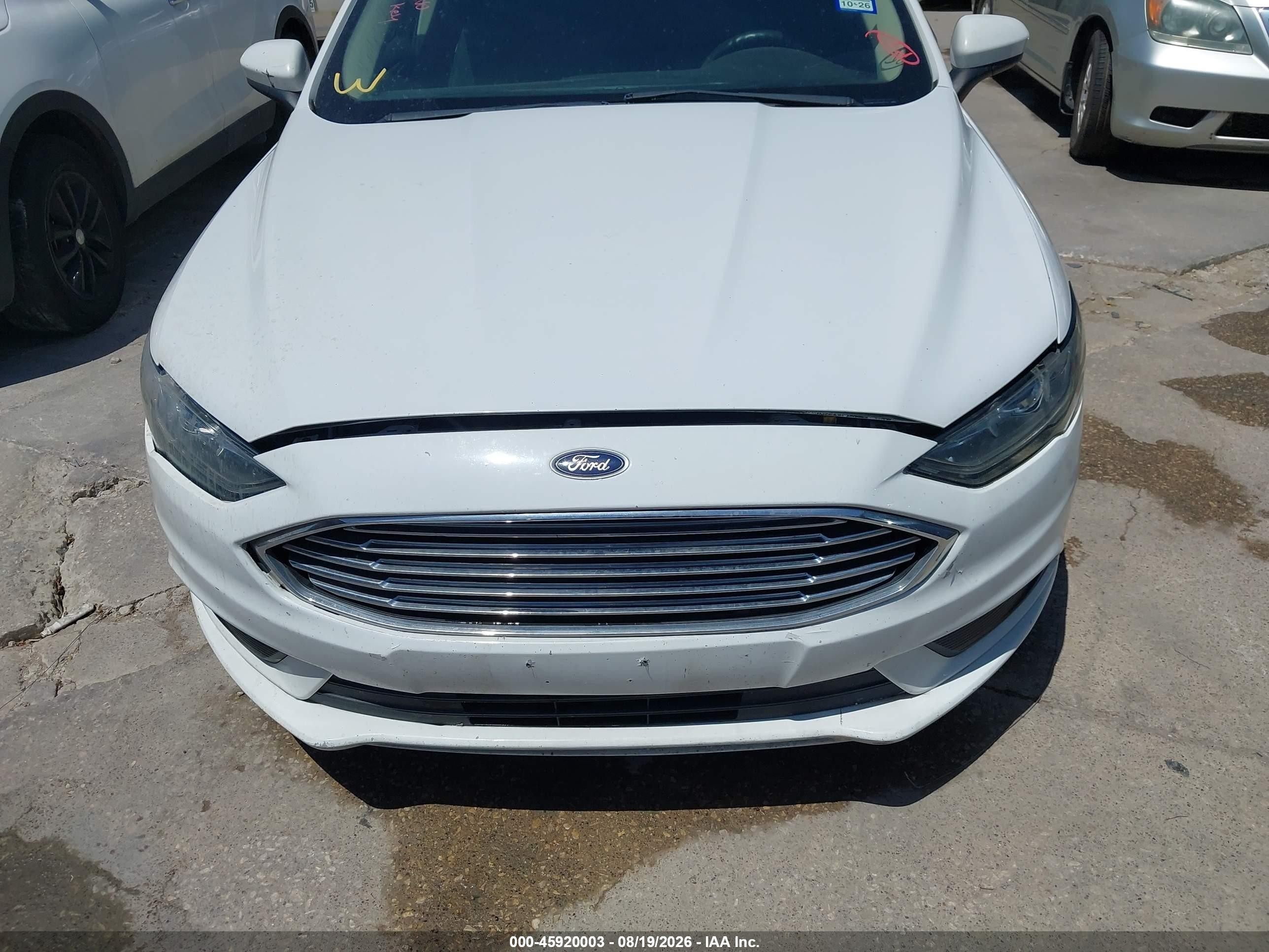 2017 Ford Fusion Hybrid Se White vin: 3FA6P0LU0HR386117