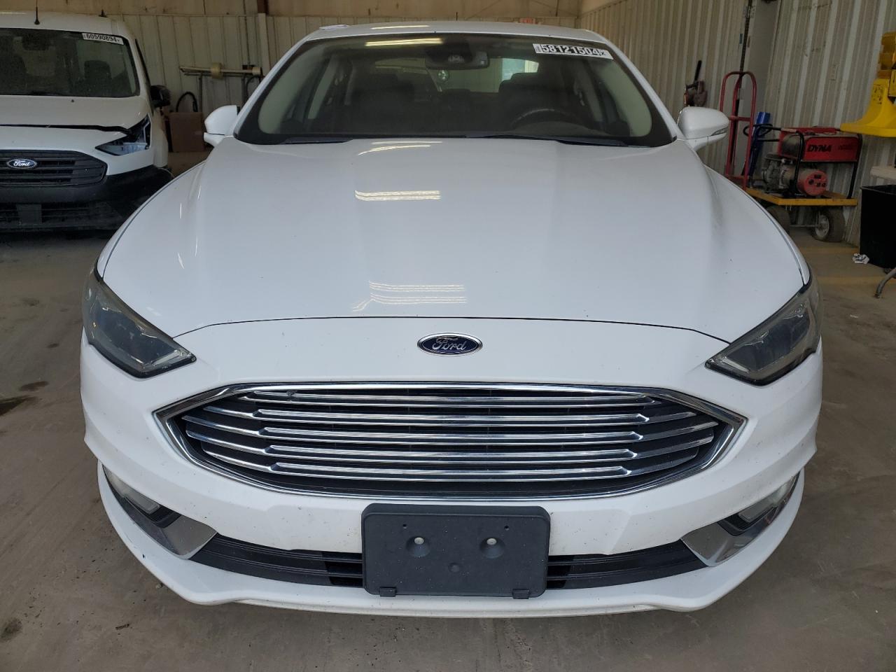 2017 Ford Fusion Se Hybrid White vin: 3FA6P0LU0HR409122