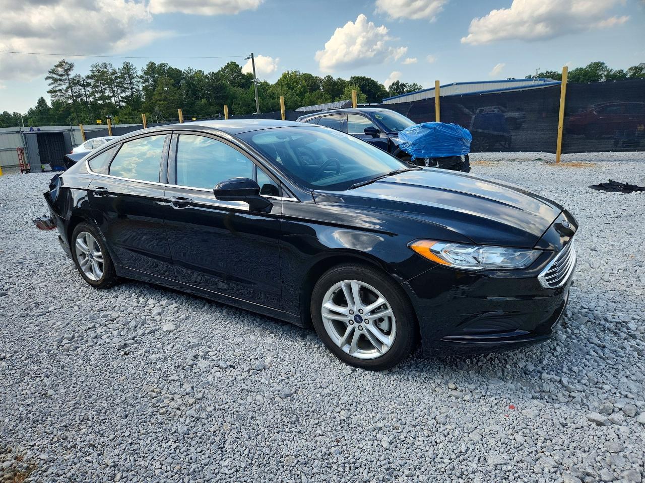 2018 Ford Fusion Se Hybrid Black vin: 3FA6P0LU0JR113071