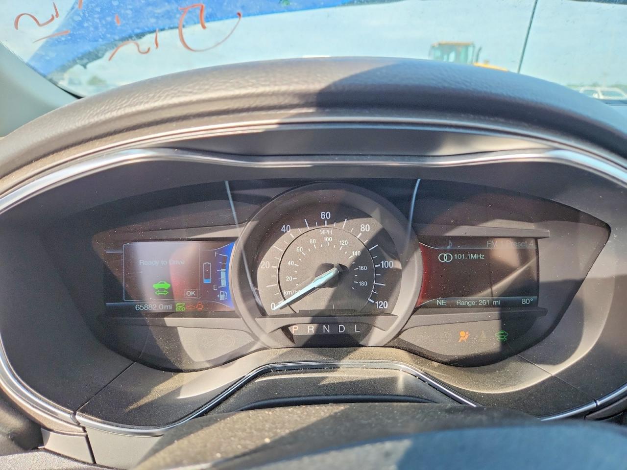 2018 Ford Fusion Se Hybrid Blue vin: 3FA6P0LU0JR157720