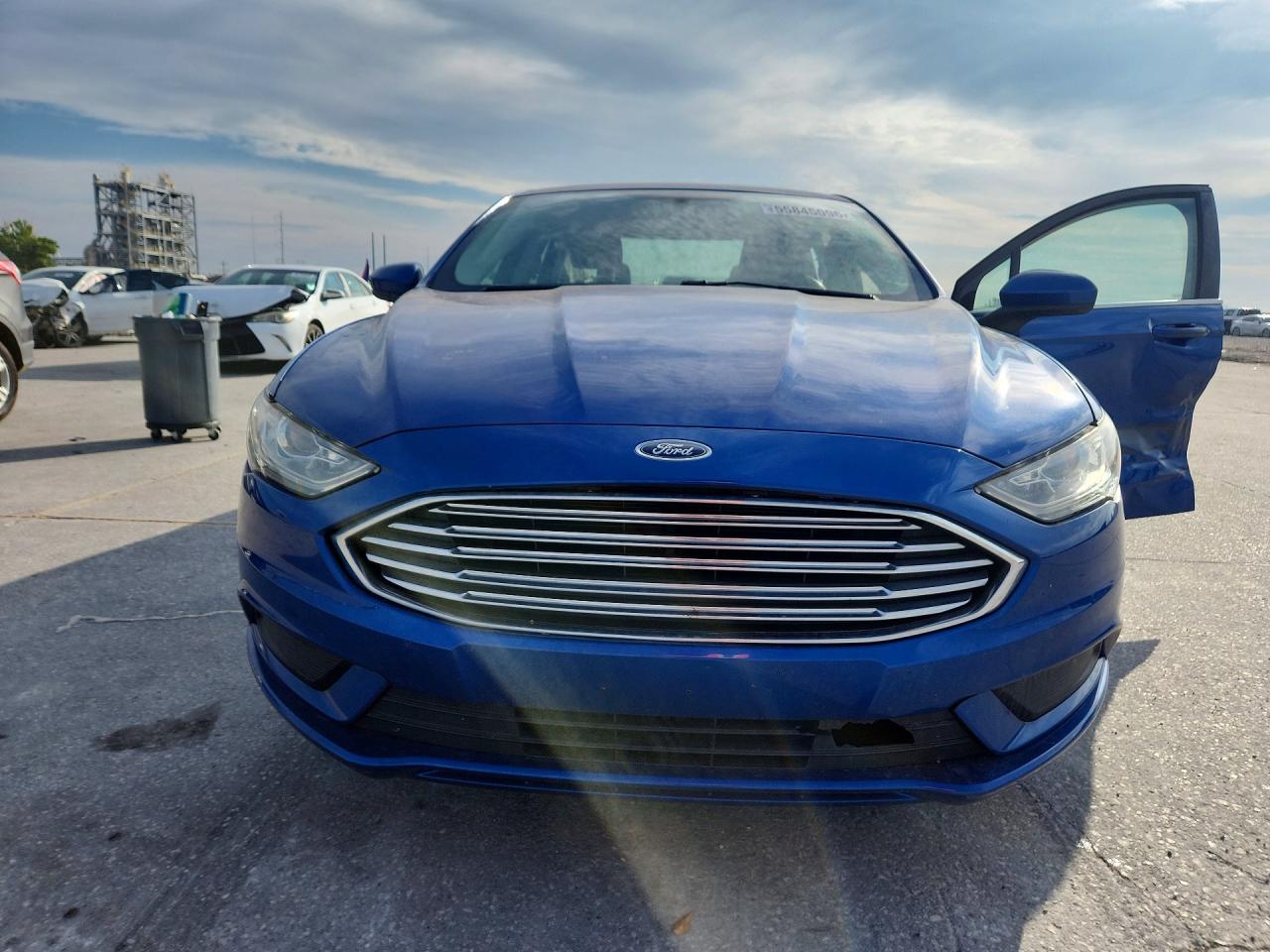 2018 Ford Fusion Se Hybrid Blue vin: 3FA6P0LU0JR157720