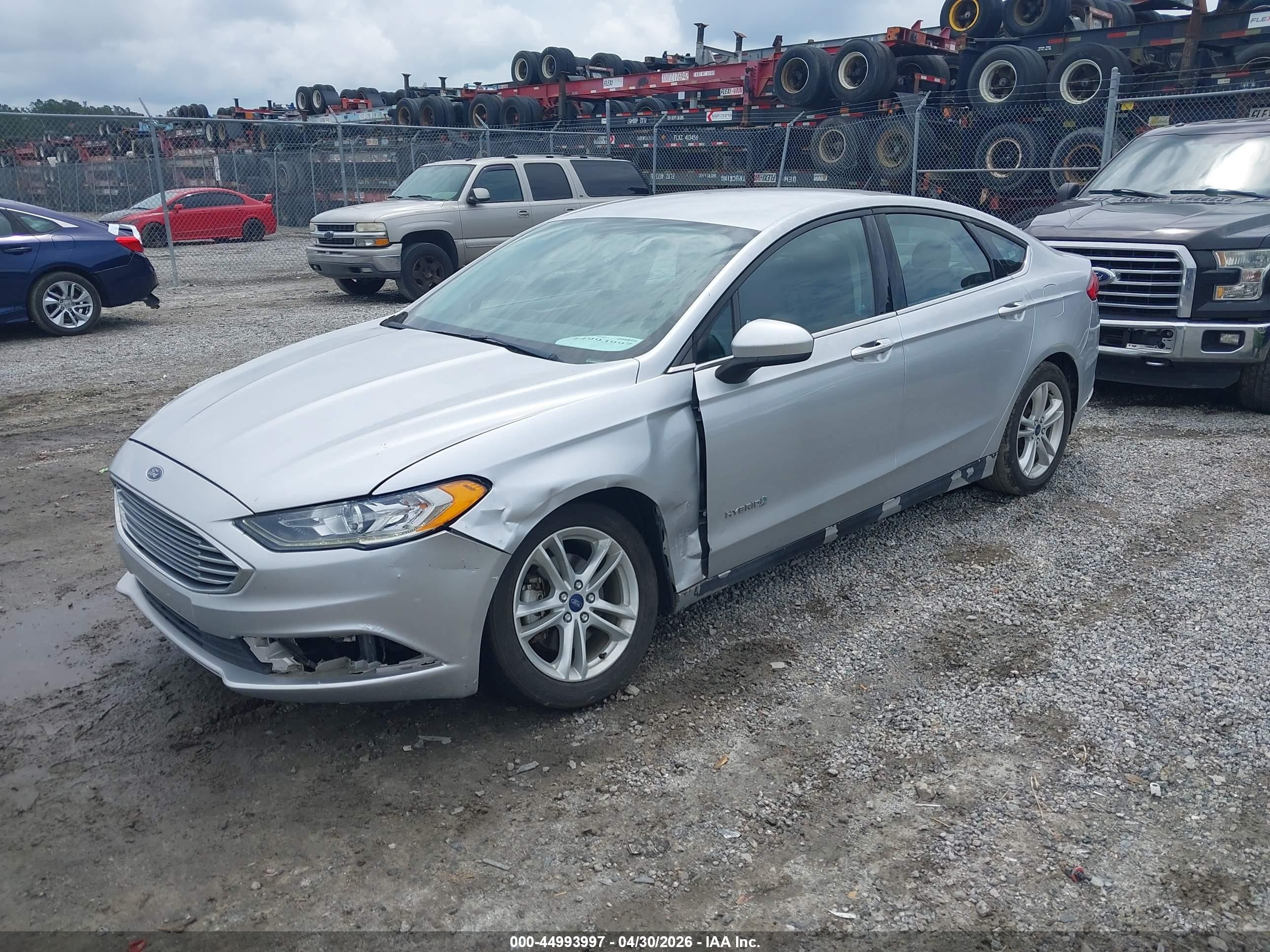 2018 Ford Fusion Hybrid Se Silver vin: 3FA6P0LU0JR209220