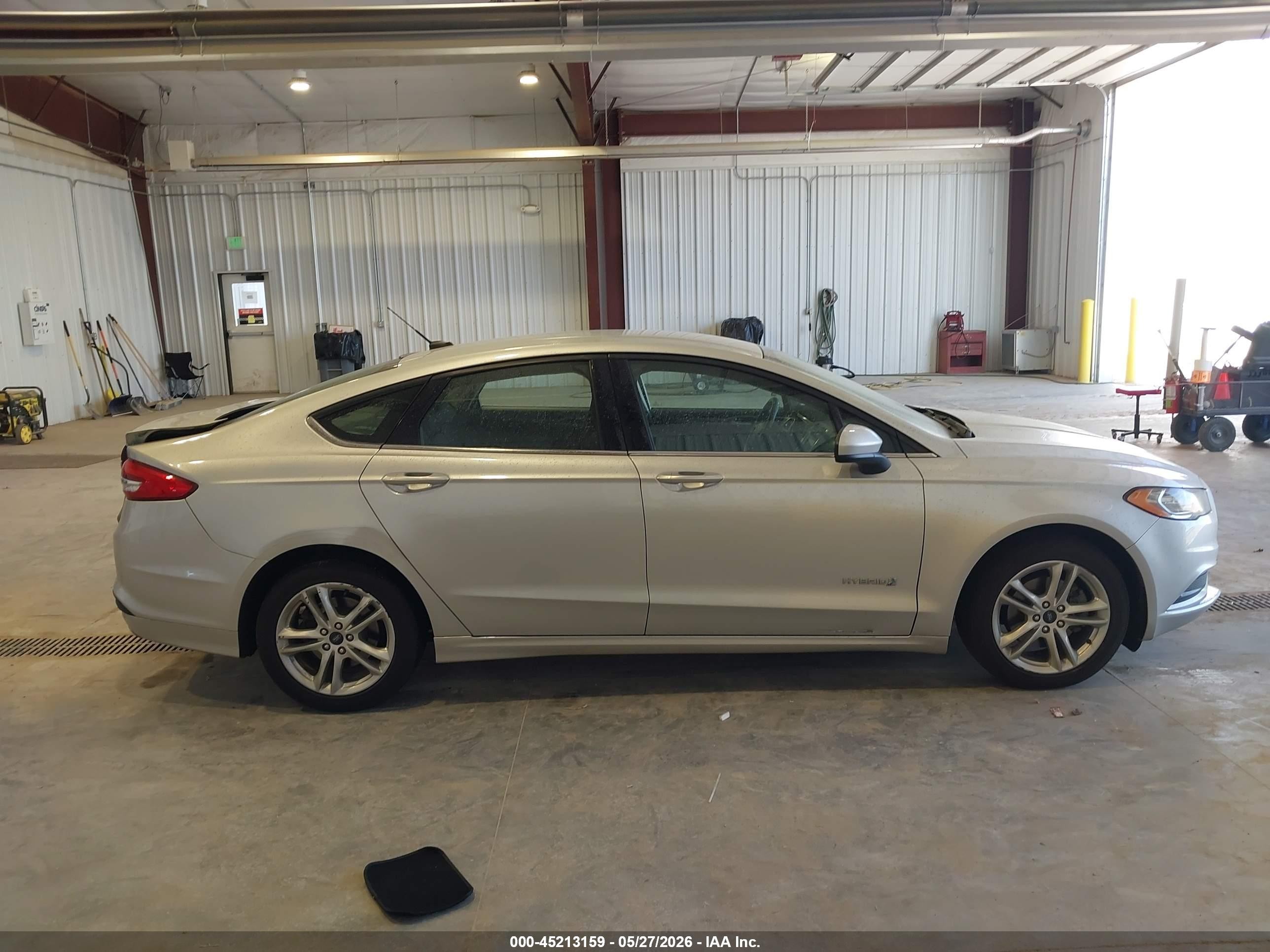 2018 Ford Fusion Hybrid Se Silver vin: 3FA6P0LU0JR213980