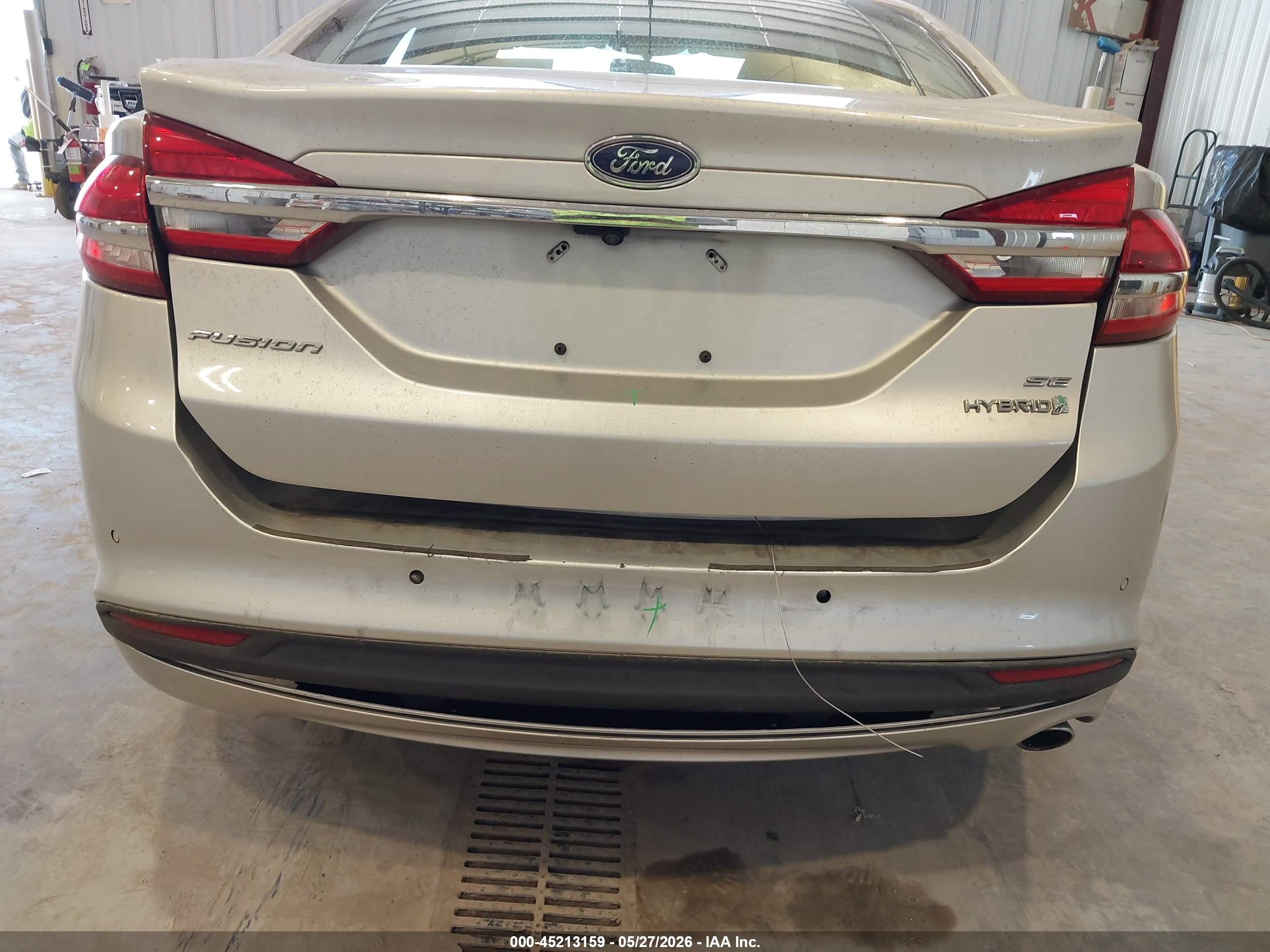 2018 Ford Fusion Hybrid Se Silver vin: 3FA6P0LU0JR213980