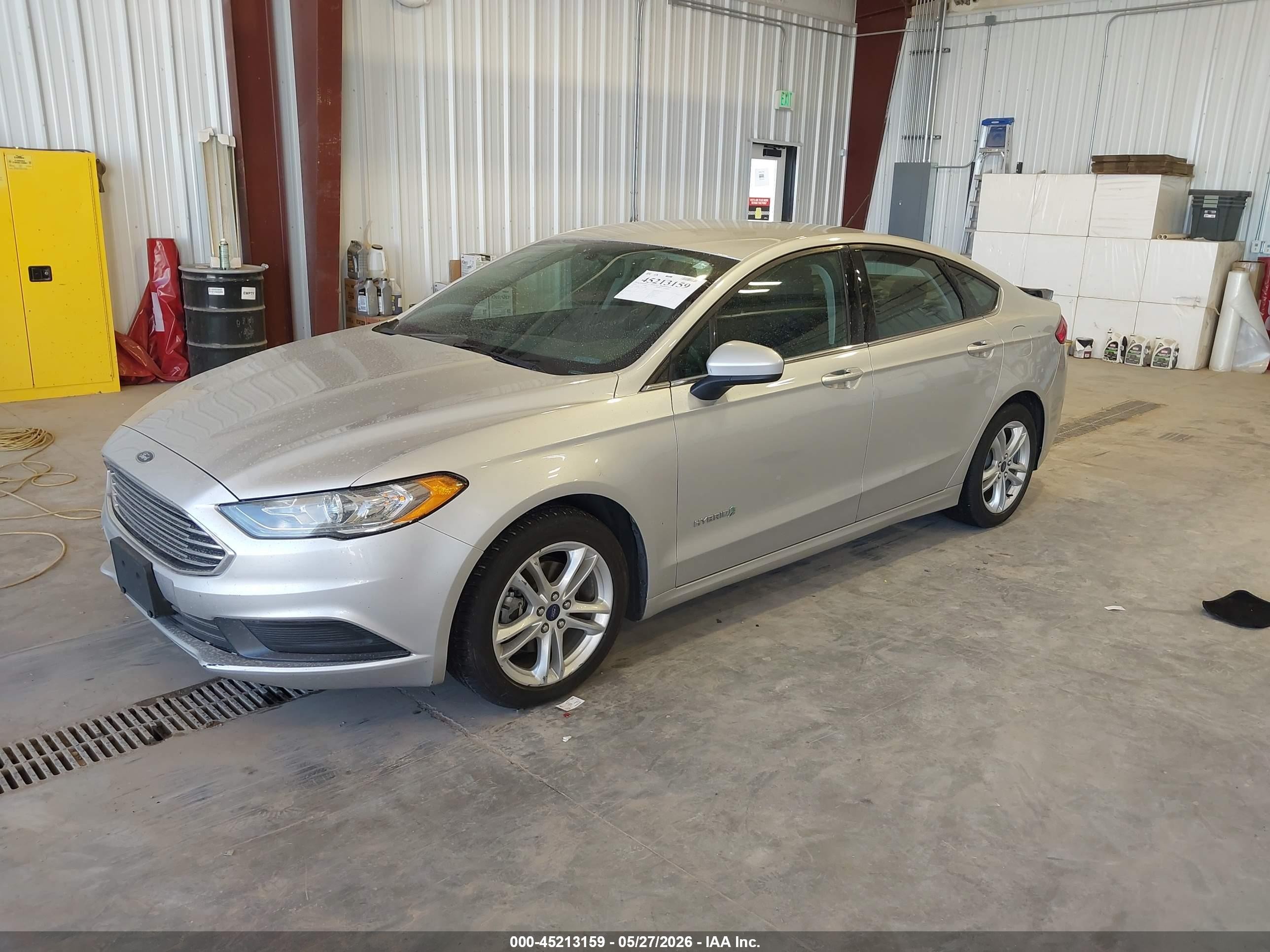 2018 Ford Fusion Hybrid Se Silver vin: 3FA6P0LU0JR213980