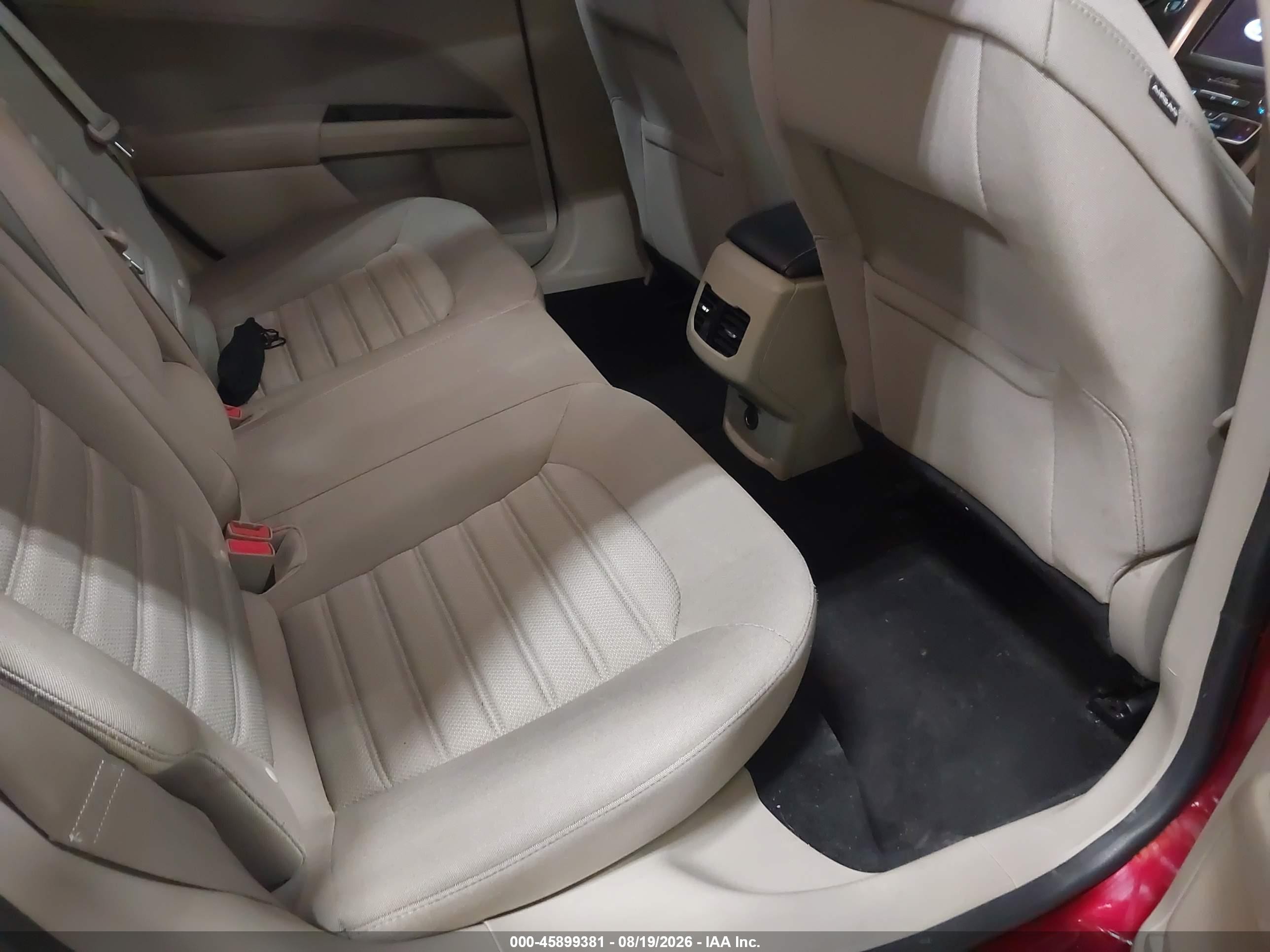 2019 Ford Fusion Hybrid Se Red vin: 3FA6P0LU0KR206755