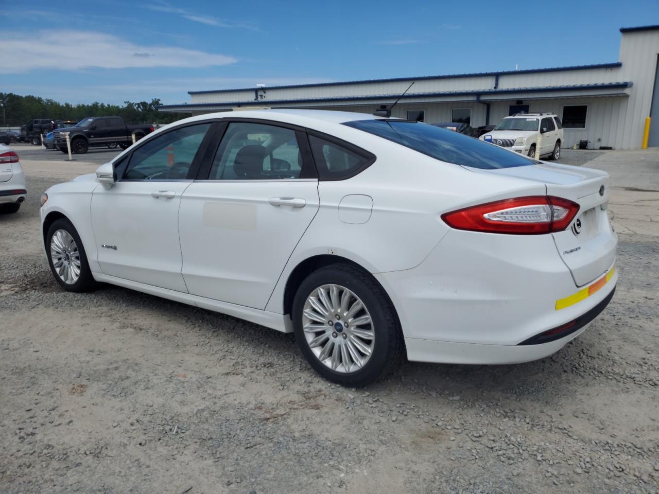 2013 Ford Fusion Se Hybrid White vin: 3FA6P0LU1DR150327