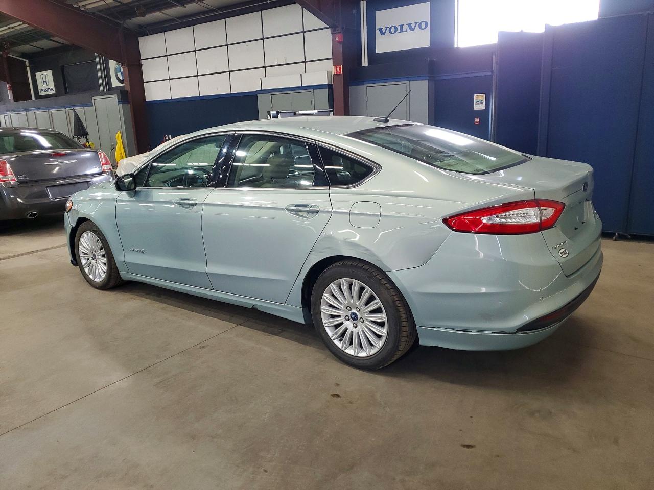 2013 Ford Fusion Se Hybrid Turquoise vin: 3FA6P0LU1DR166494