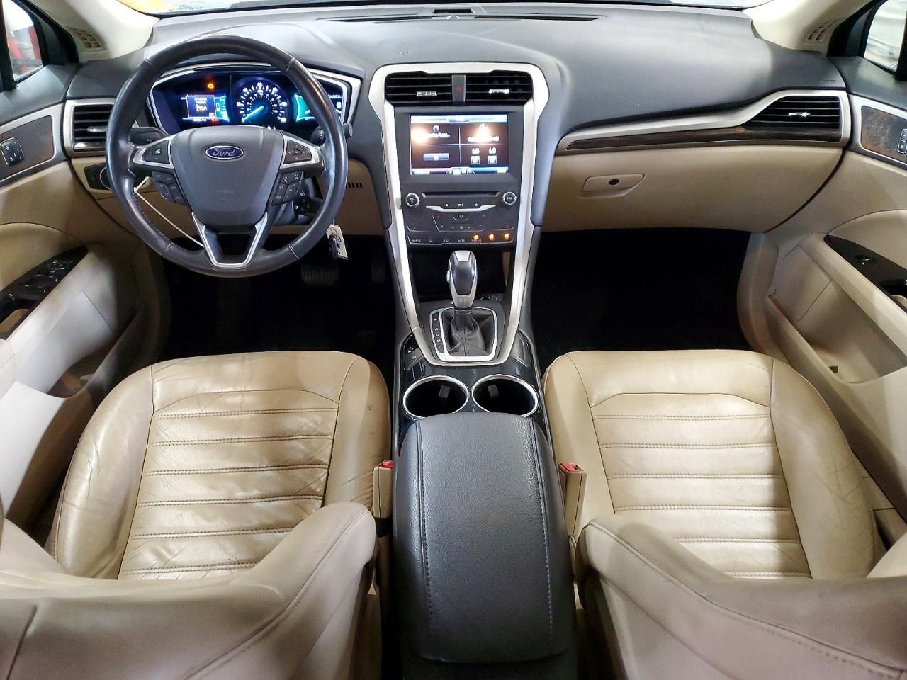 2013 Ford Fusion Se Hybrid Turquoise vin: 3FA6P0LU1DR166494