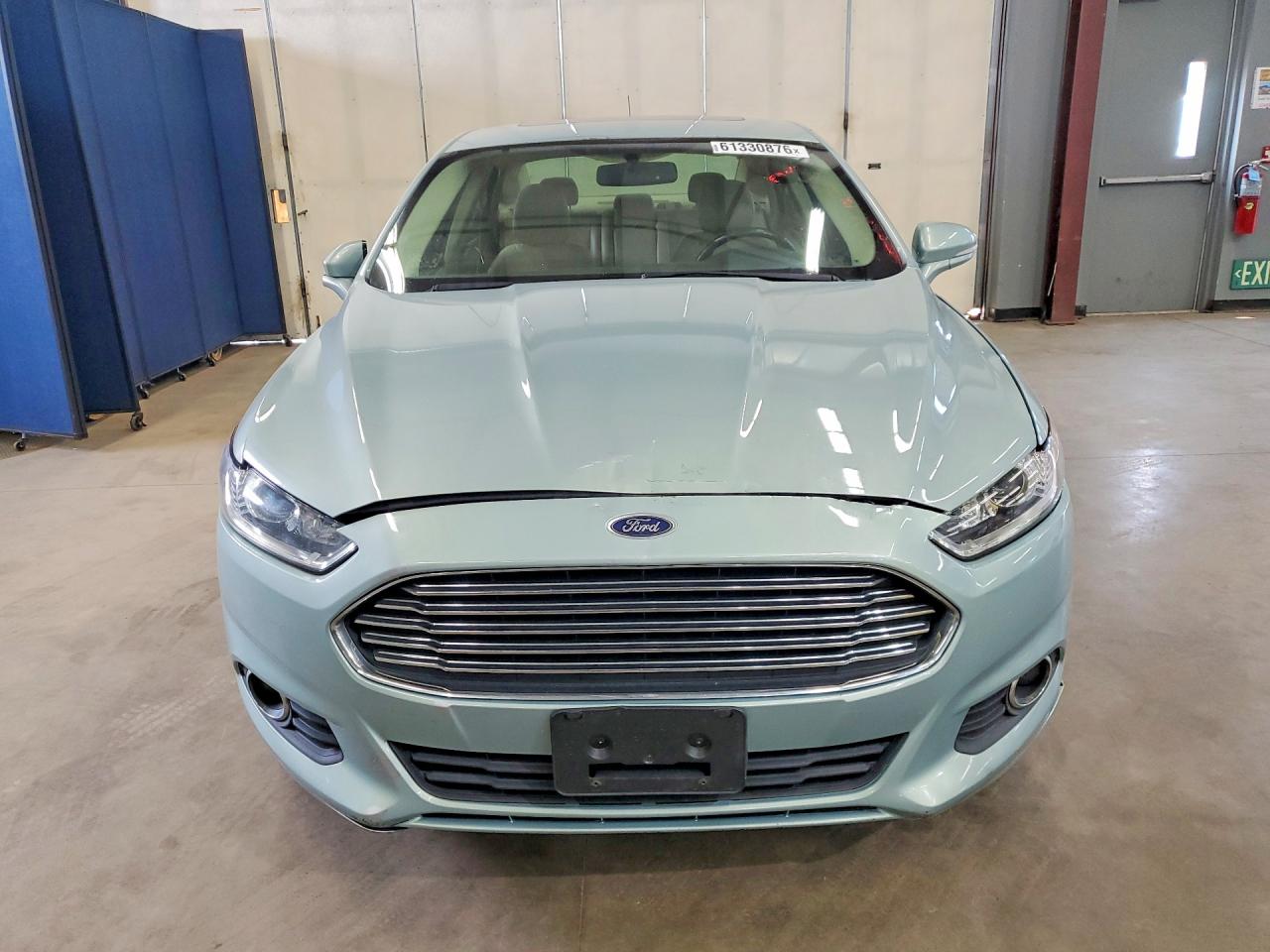 2013 Ford Fusion Se Hybrid Turquoise vin: 3FA6P0LU1DR166494