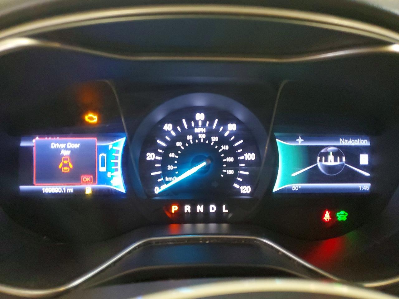 2013 Ford Fusion Se Hybrid Turquoise vin: 3FA6P0LU1DR166494