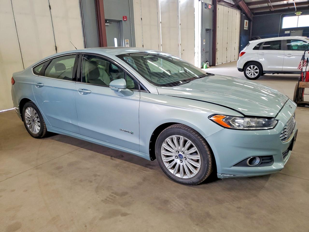 2013 Ford Fusion Se Hybrid Turquoise vin: 3FA6P0LU1DR166494