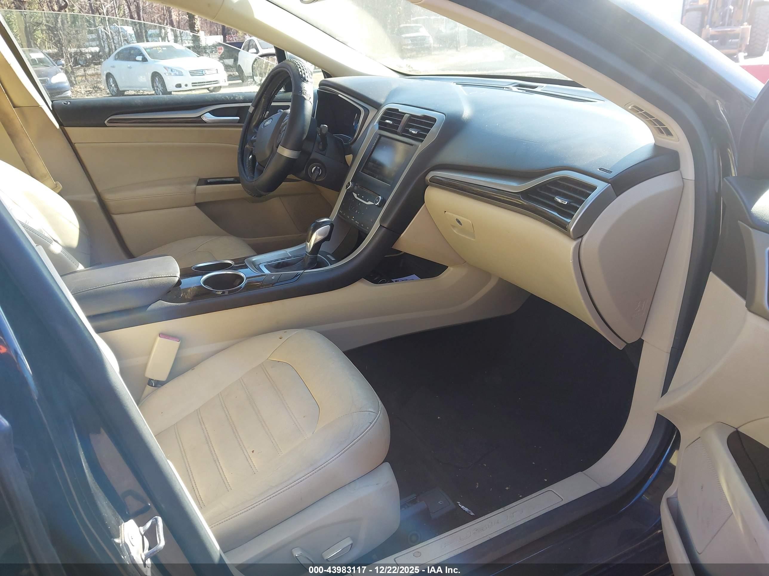 2013 Ford Fusion Hybrid Se Black vin: 3FA6P0LU1DR167869