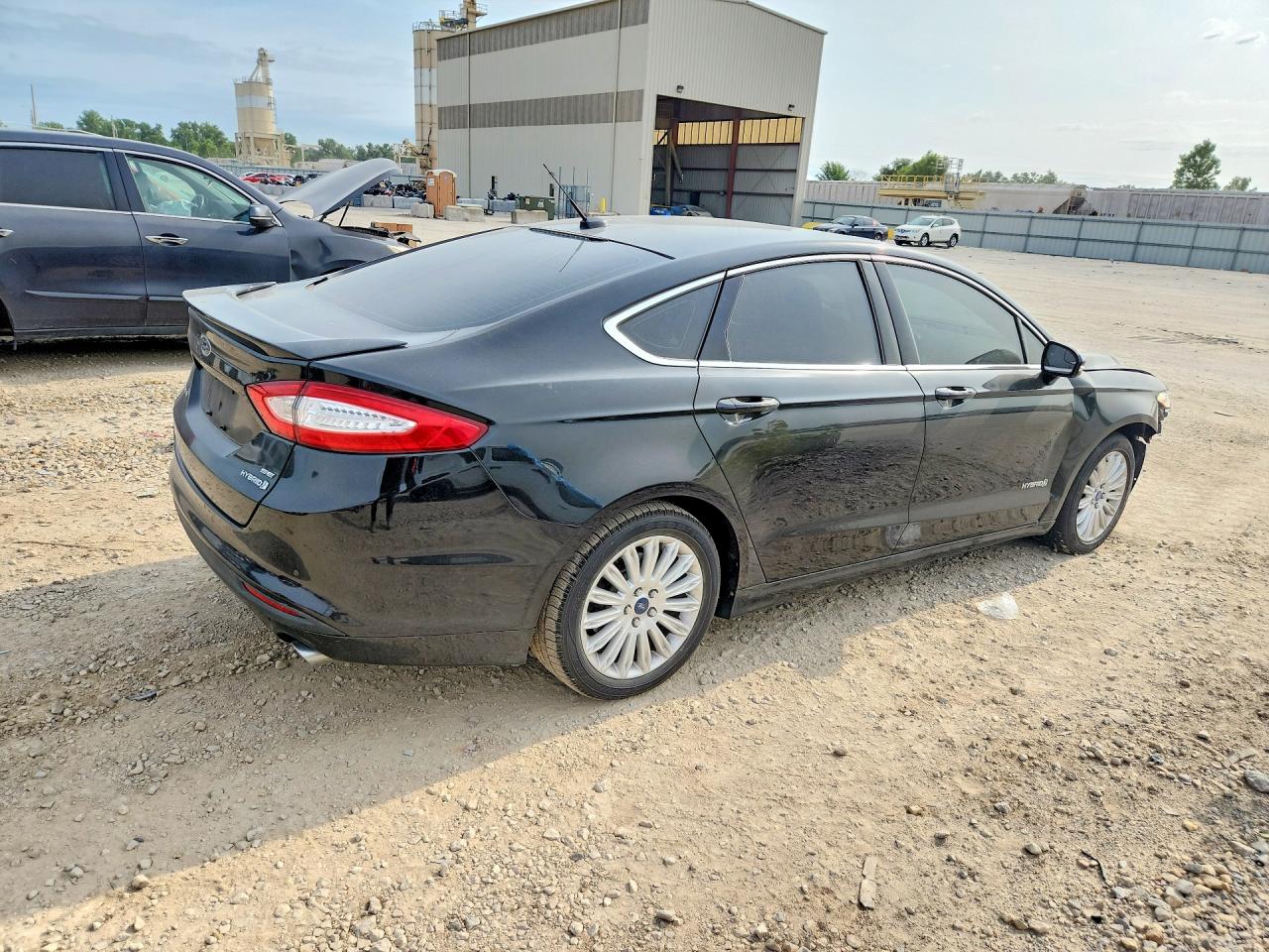 2013 Ford Fusion Se Hybrid Black vin: 3FA6P0LU1DR183943